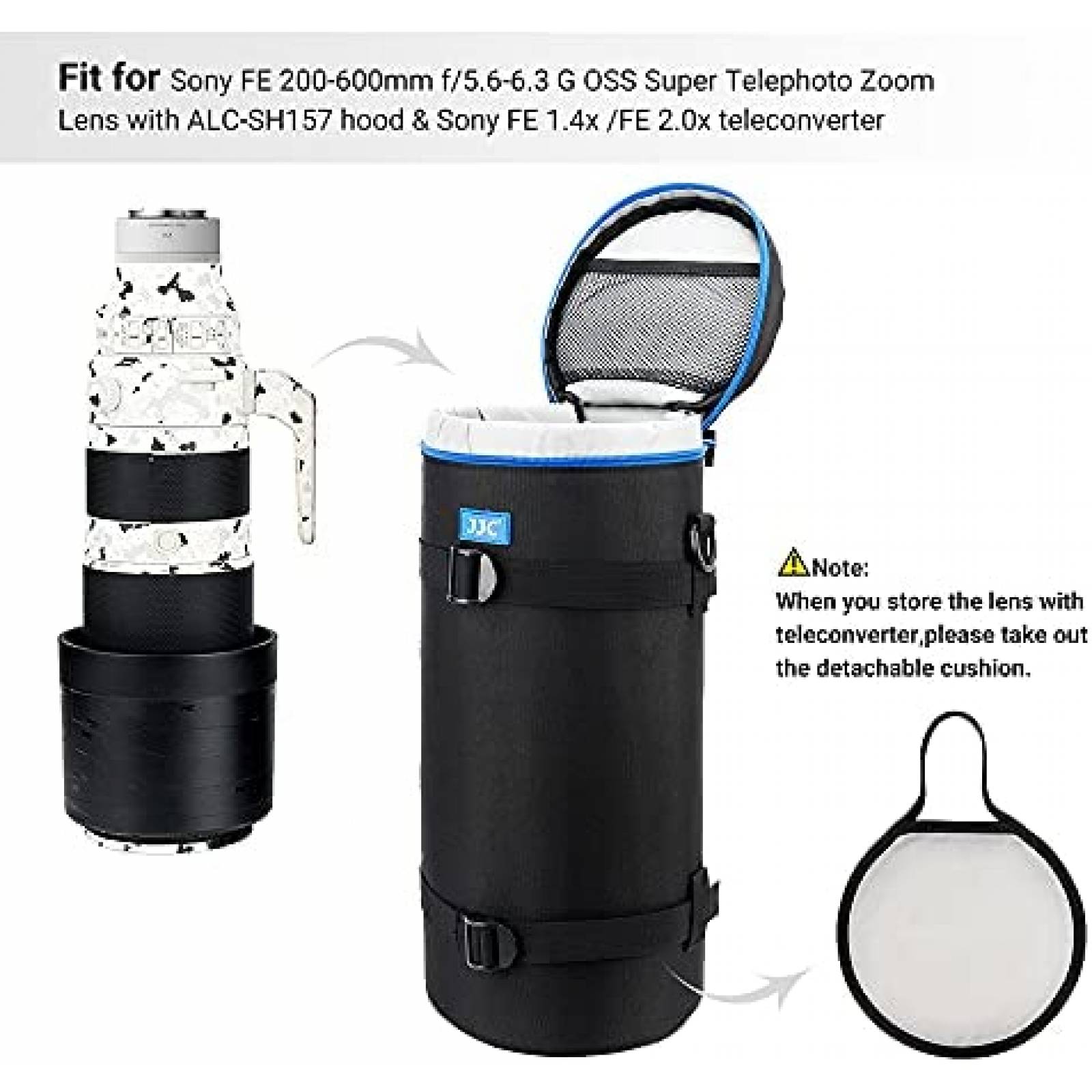 Estuche JJC Para Lente de Camara JJC para Sony FE 200-600mm