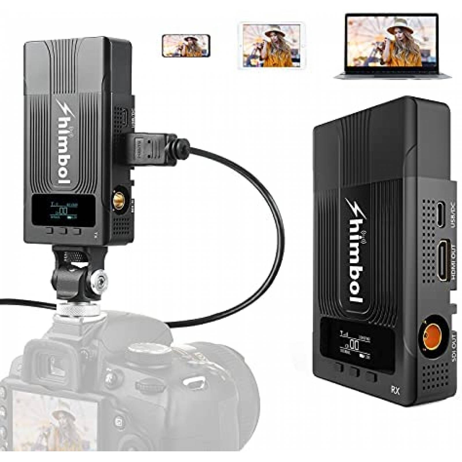 Transmisor de Audio Shimbol ZOlink para Camara DSLR -Negro