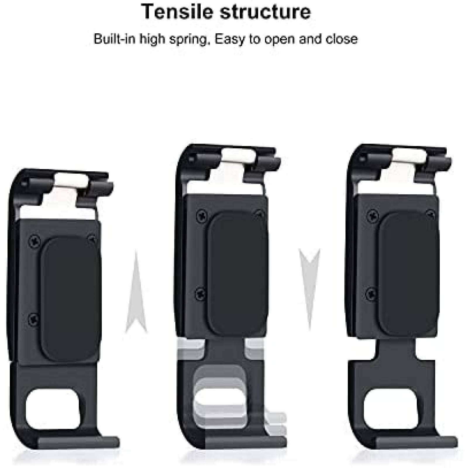 Tapa de Bateria YALLSAME para Camara Go Pro Hero 8 -Negro