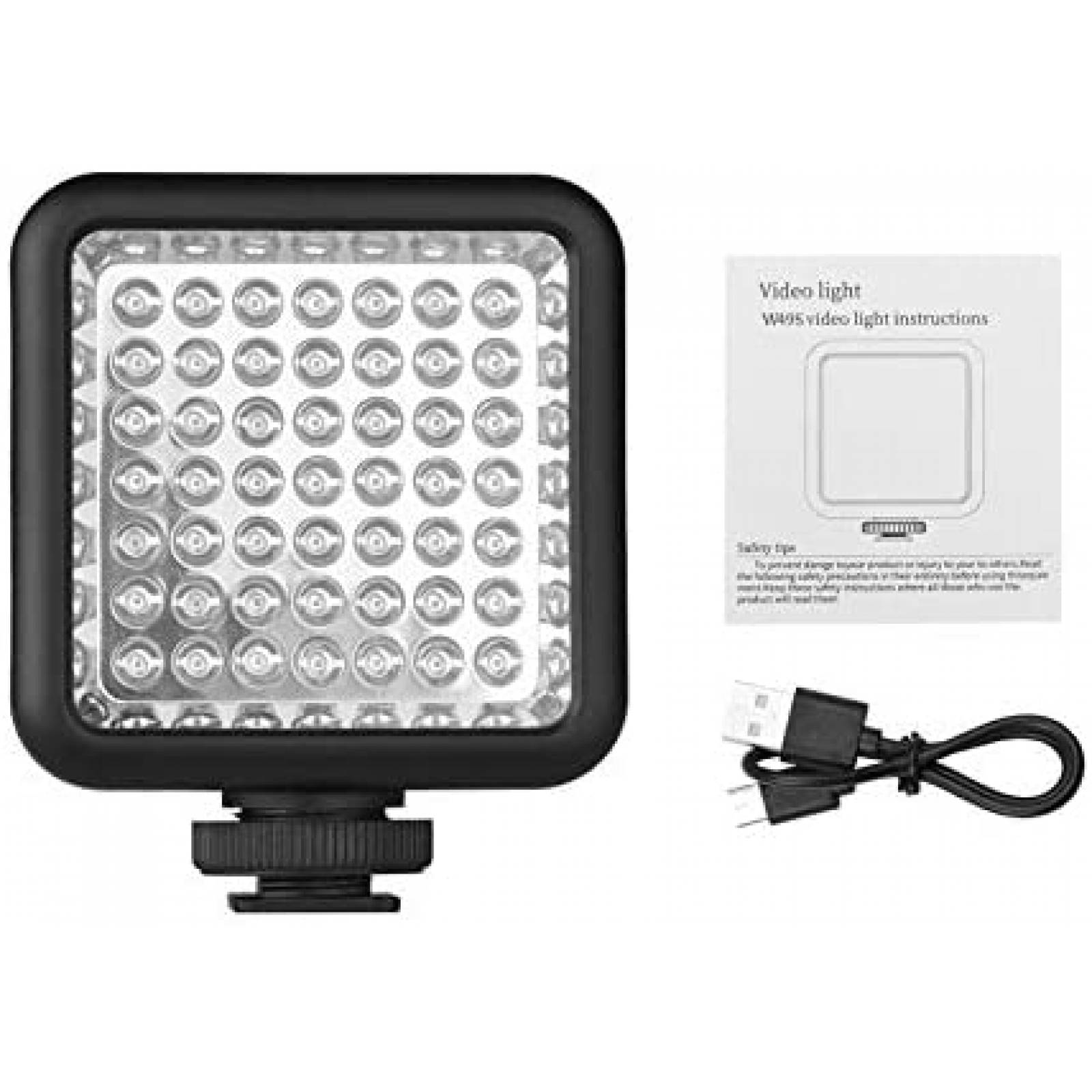 Panel de Luz LED Andoera Mini IR para Videocamara -Negro