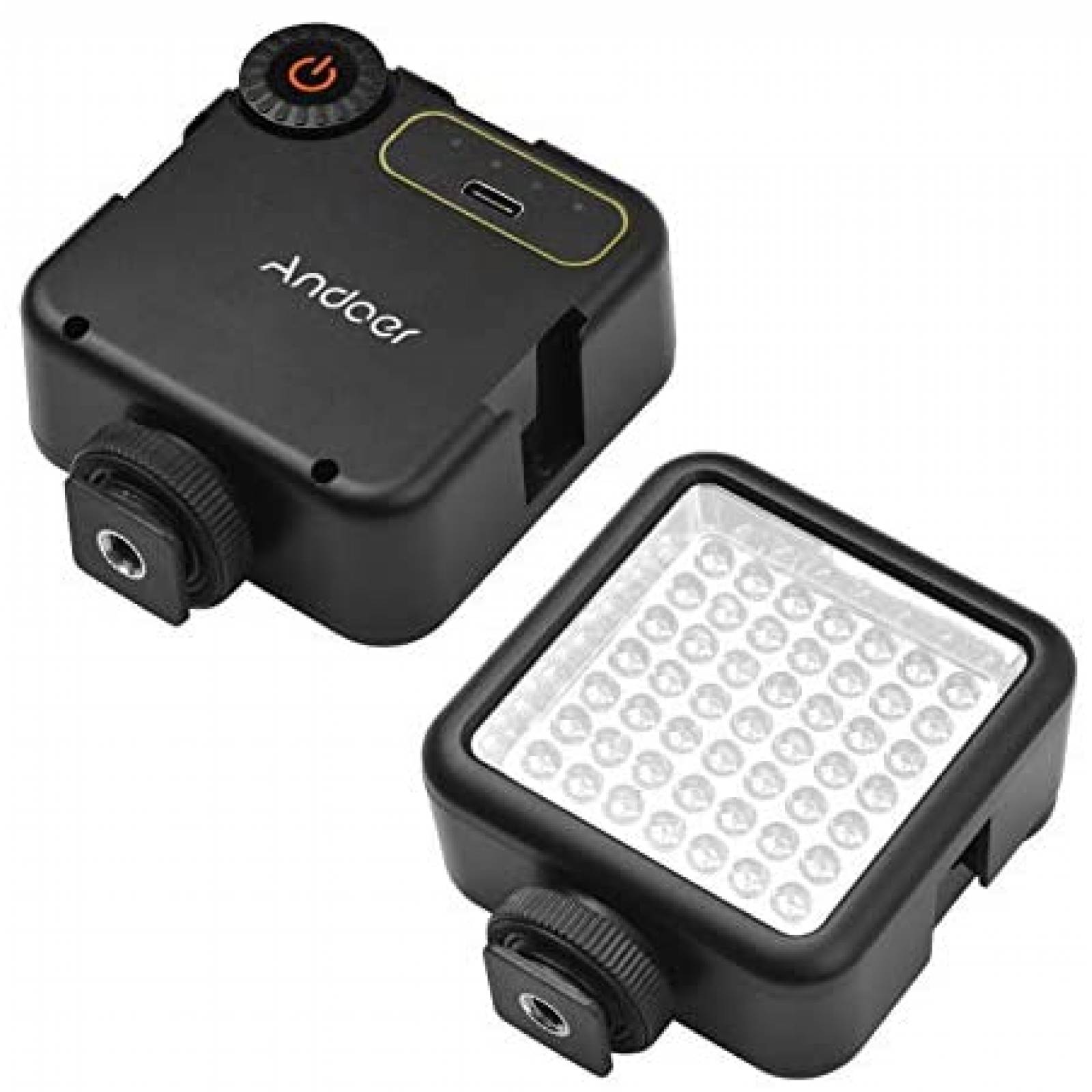 Panel de Luz LED Andoera Mini IR para Videocamara -Negro
