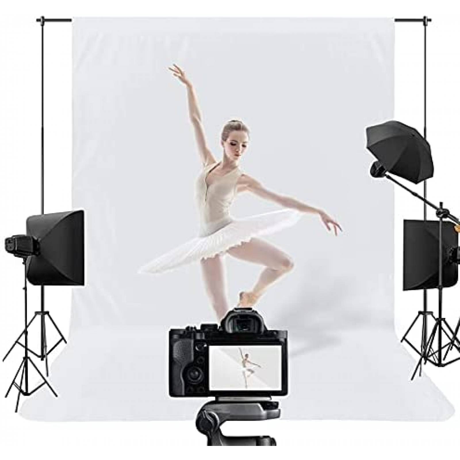 Telon Wenmer Pantalla Fotografica 6 x 9 ft -Blanco