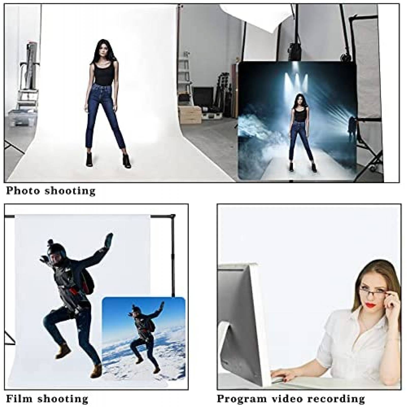 Telon Wenmer Pantalla Fotografica 6 x 9 ft -Blanco