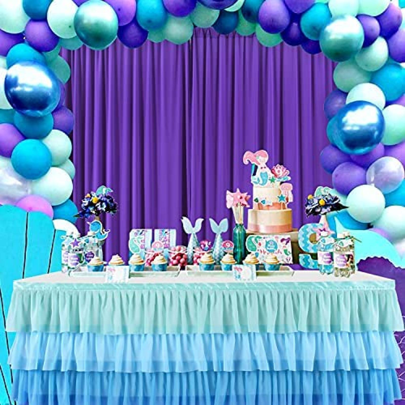 Fondo de Fotografia Suppromo de 5x7FT Cumpleaños 20 -Morado