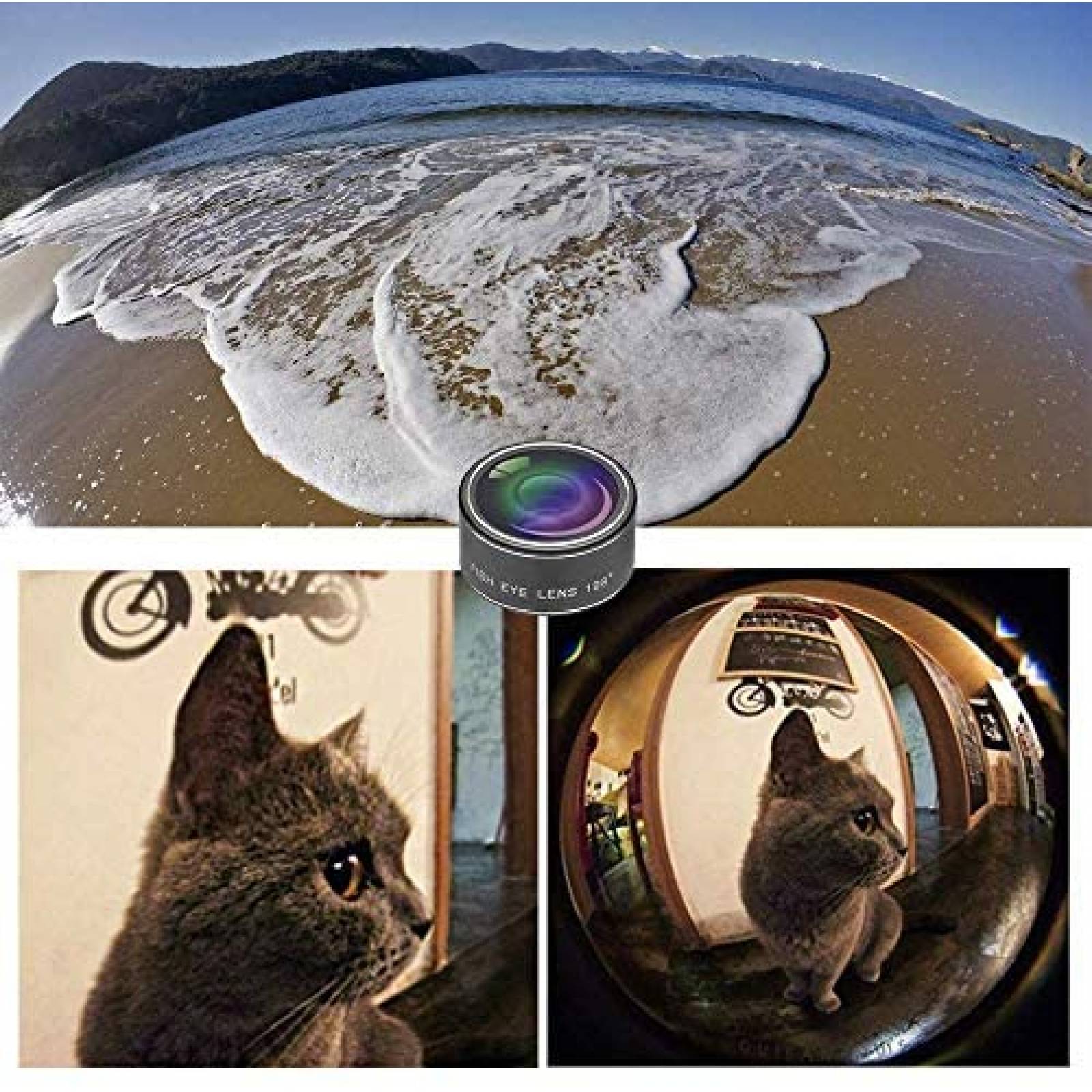 Kit de Lentes SEVENKA 11 Pzs Para Celular 18x Gran Angular