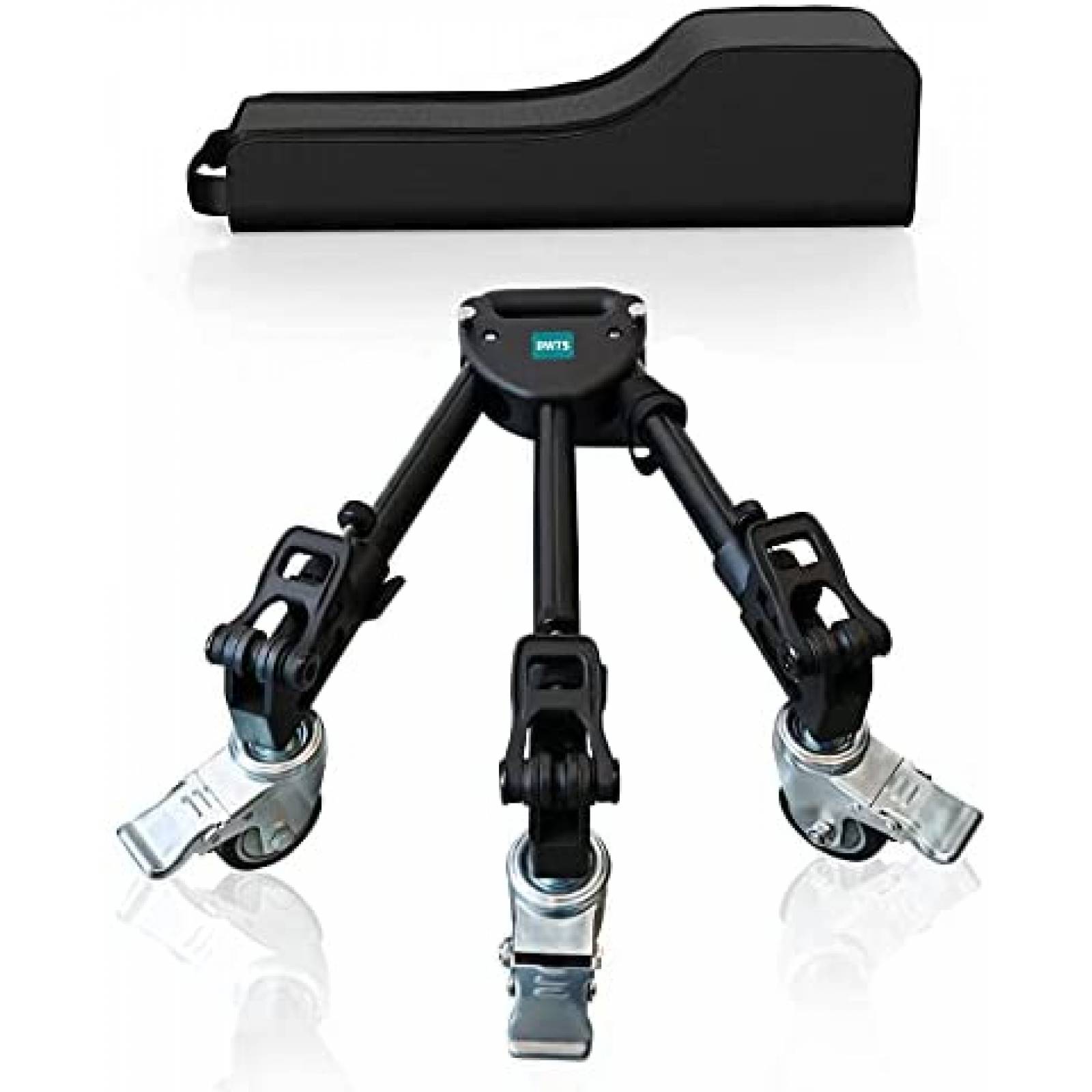 Tripode HTURS DW75 con Ruedas 3" para Camara -Negro