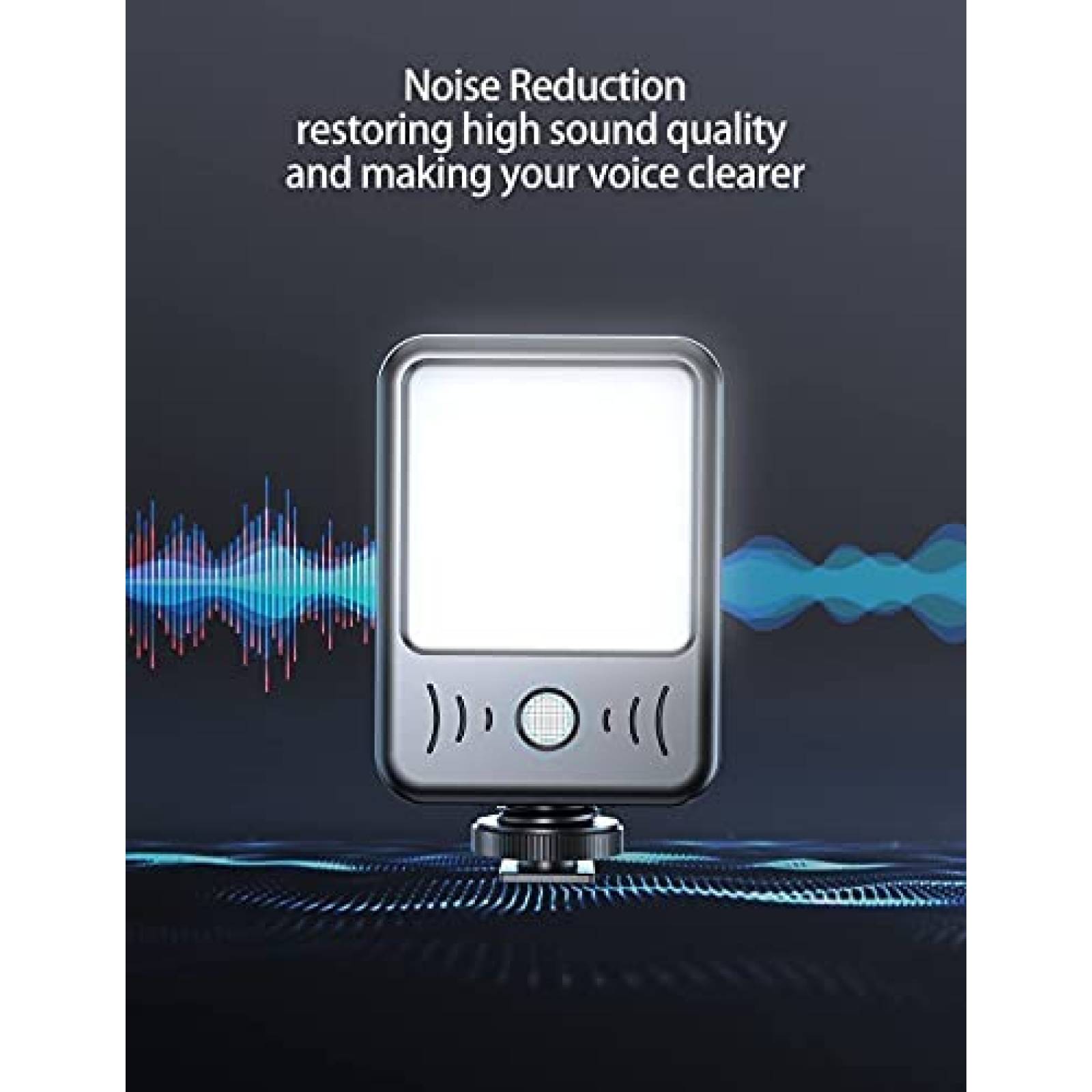 Lus de Video RALENO Recargable 6500 K 2000 mAh -Negro