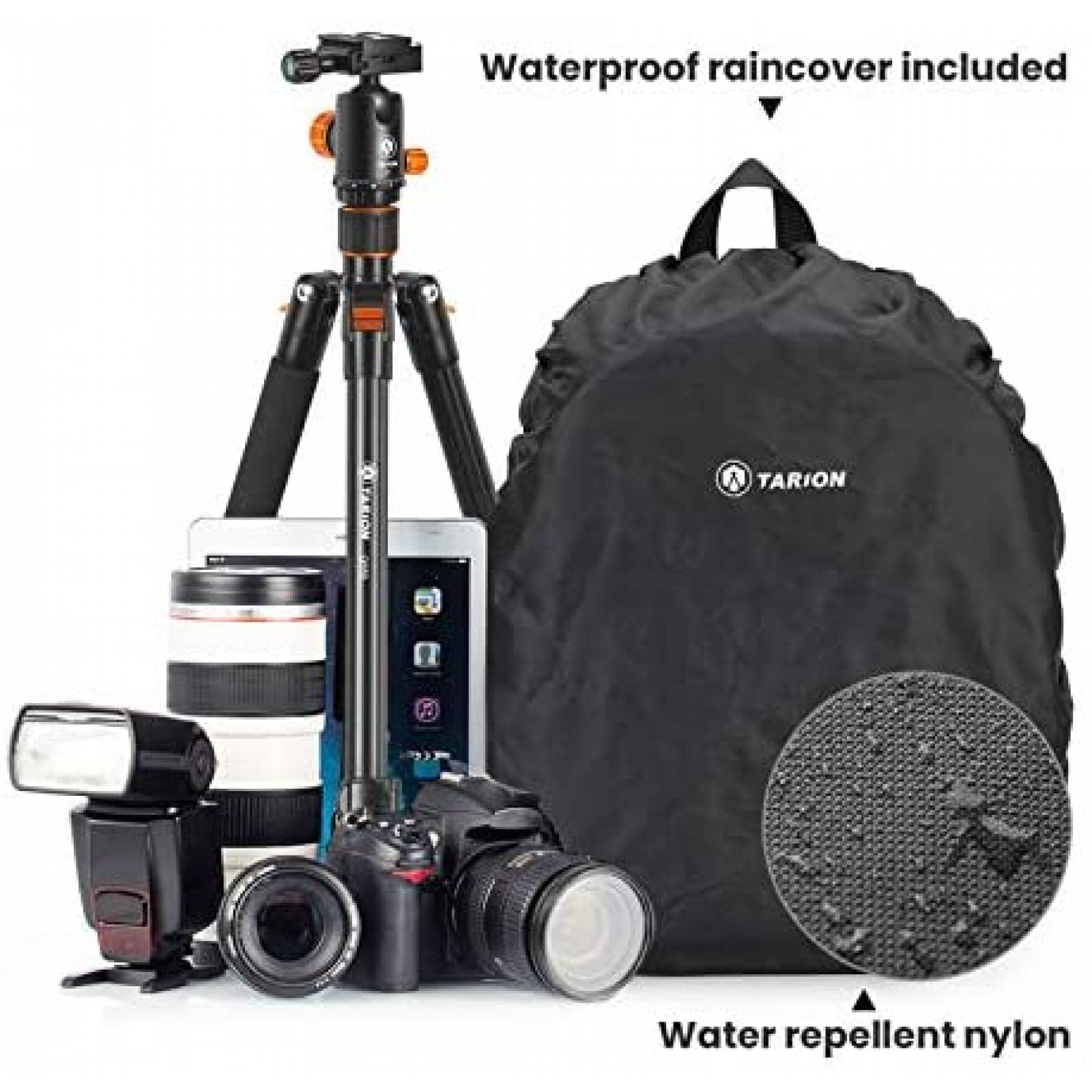 Mochila Organizadora TARION TB-S para Camara SLR/DSLR -Negro
