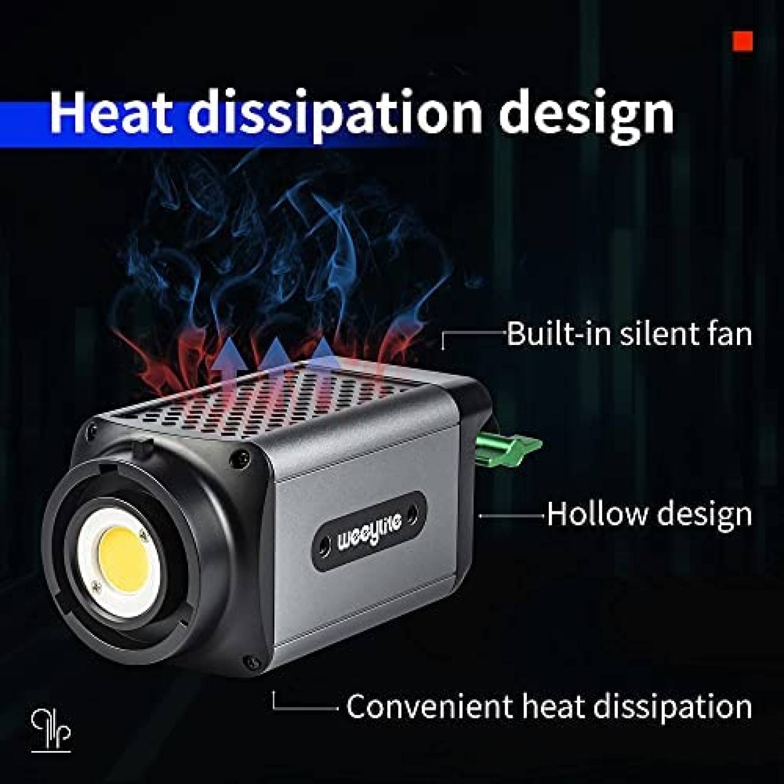 Kit de Iluminacion weeylite Ninja300 LED de 80W -Negro