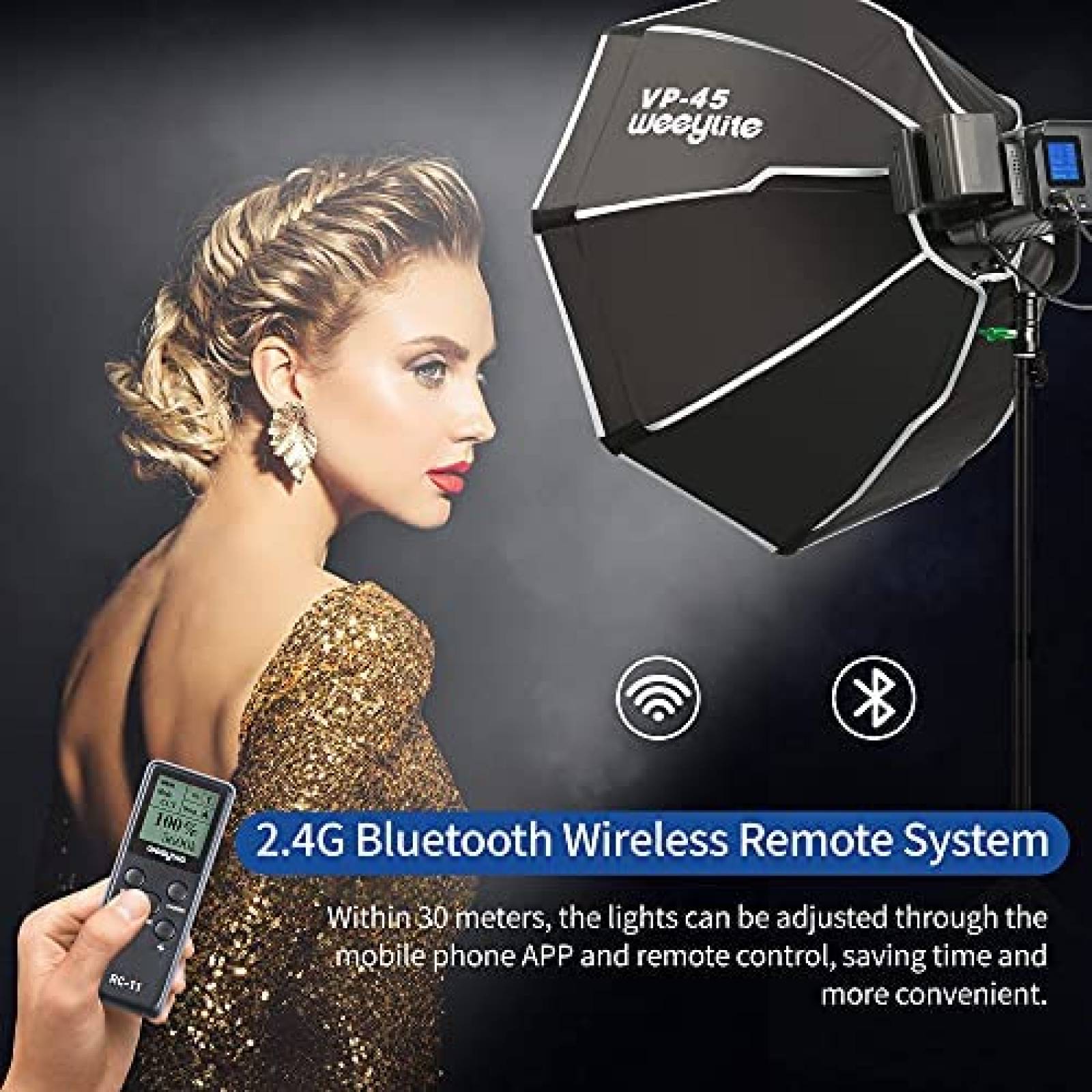 Kit de Iluminacion weeylite Ninja300 LED de 80W -Negro