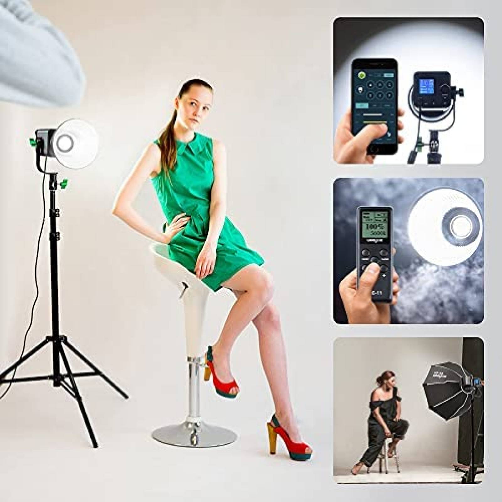 Kit de Iluminacion weeylite Ninja300 LED de 80W -Negro