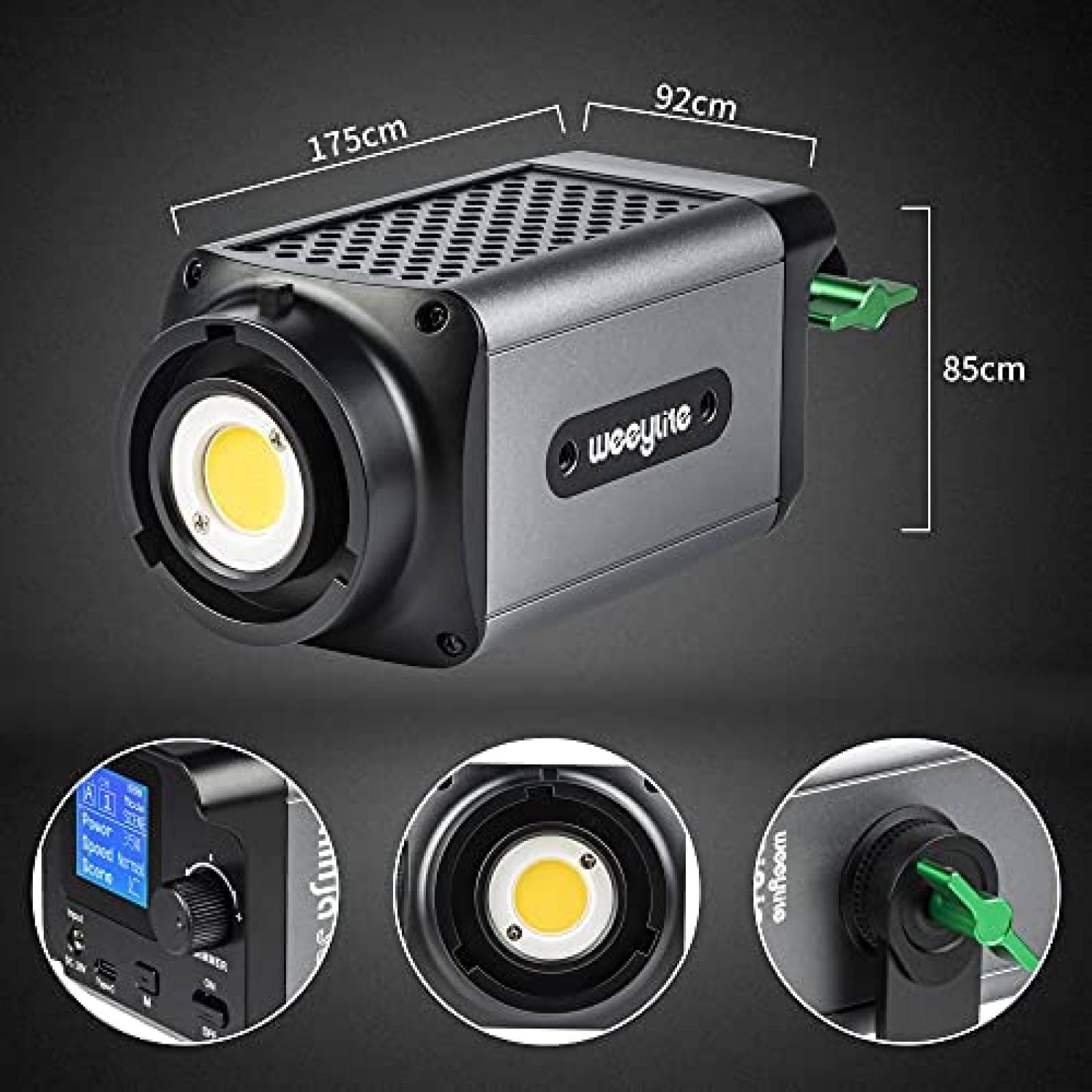 Kit de Iluminacion weeylite Ninja300 LED de 80W -Negro