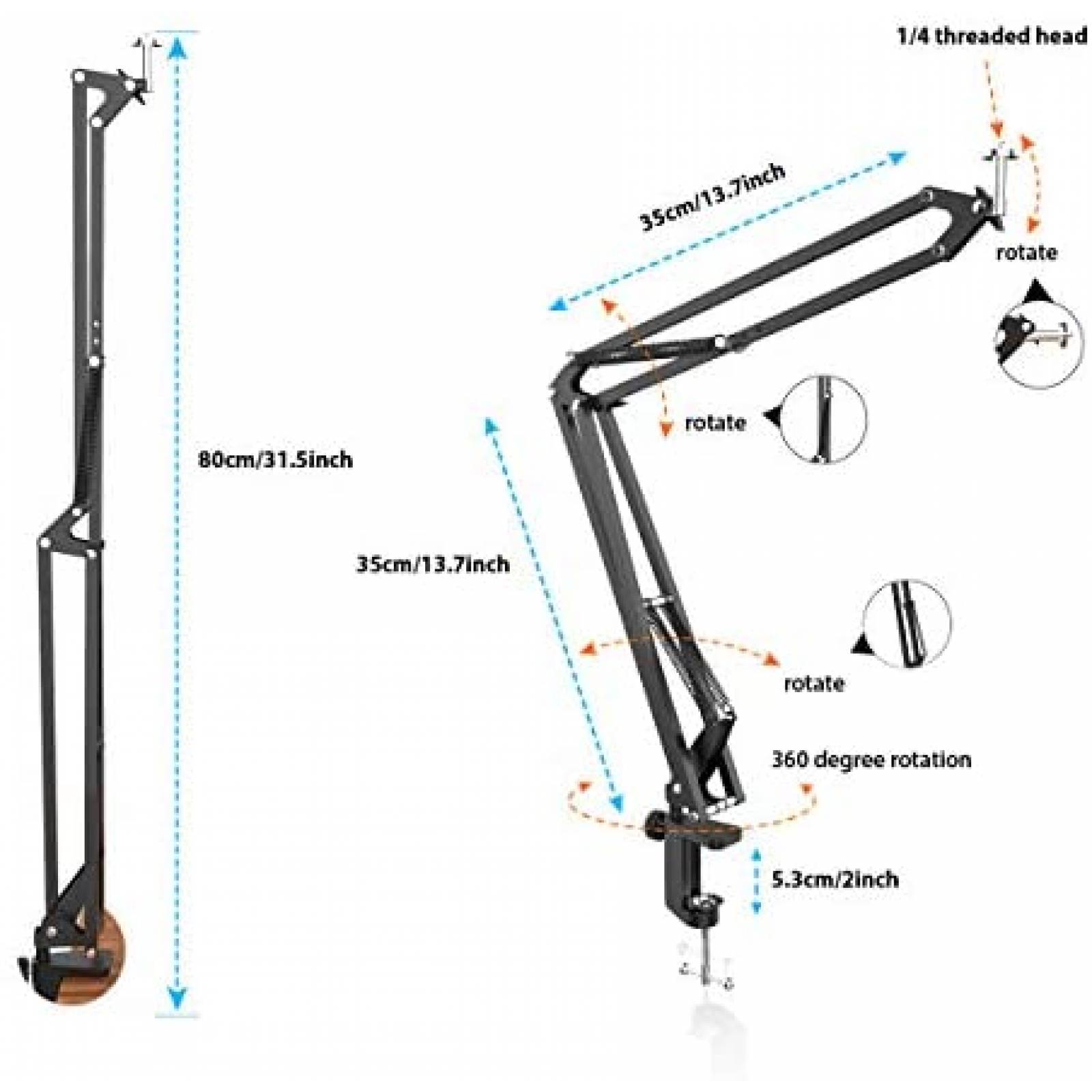 Tripode superior para camaras DSLR LenTok resistente -Negro
