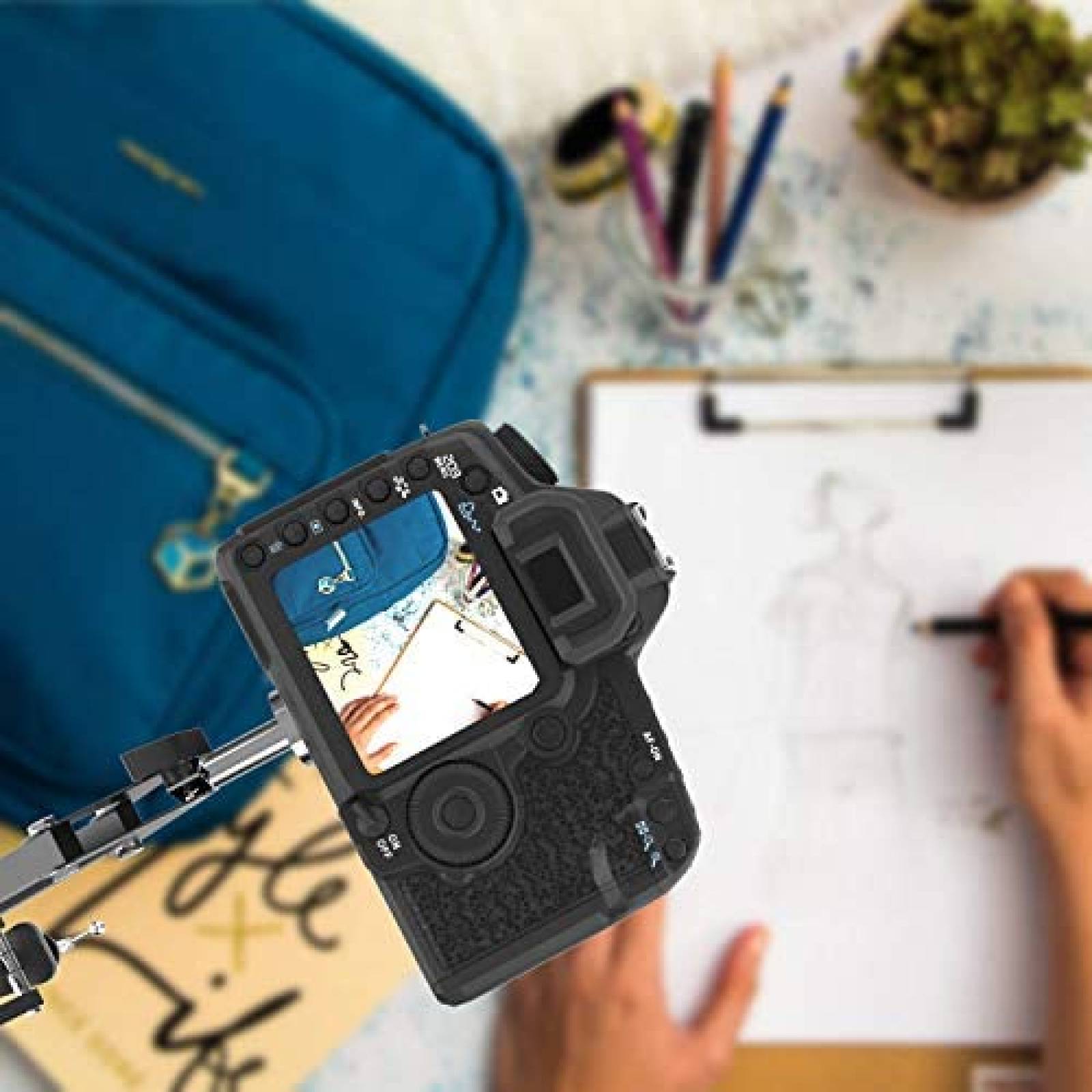 Tripode superior para camaras DSLR LenTok resistente -Negro