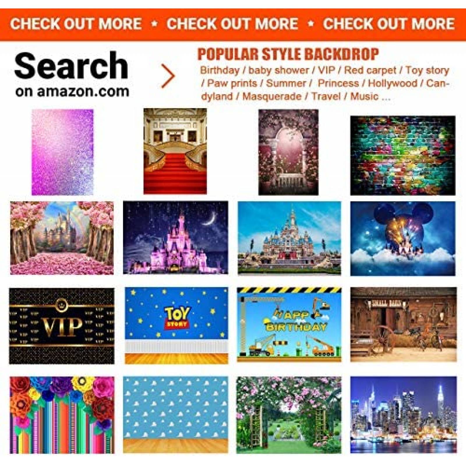 Telon Younger Land Castillo Fondo Fotografico 8x6ft -Azul