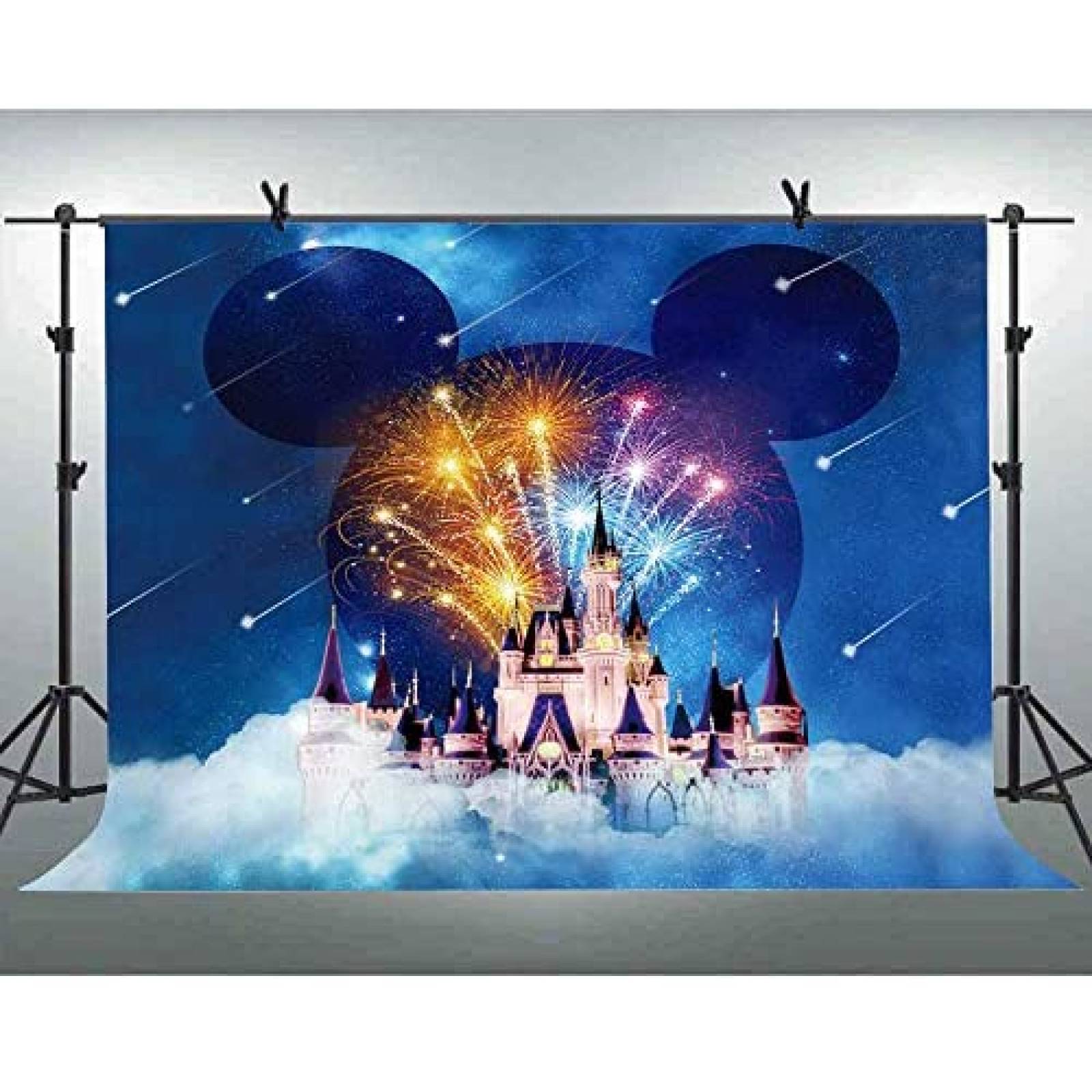 Fondo de Fotografia LELEZ de 7x5 Pies Disney -Azul