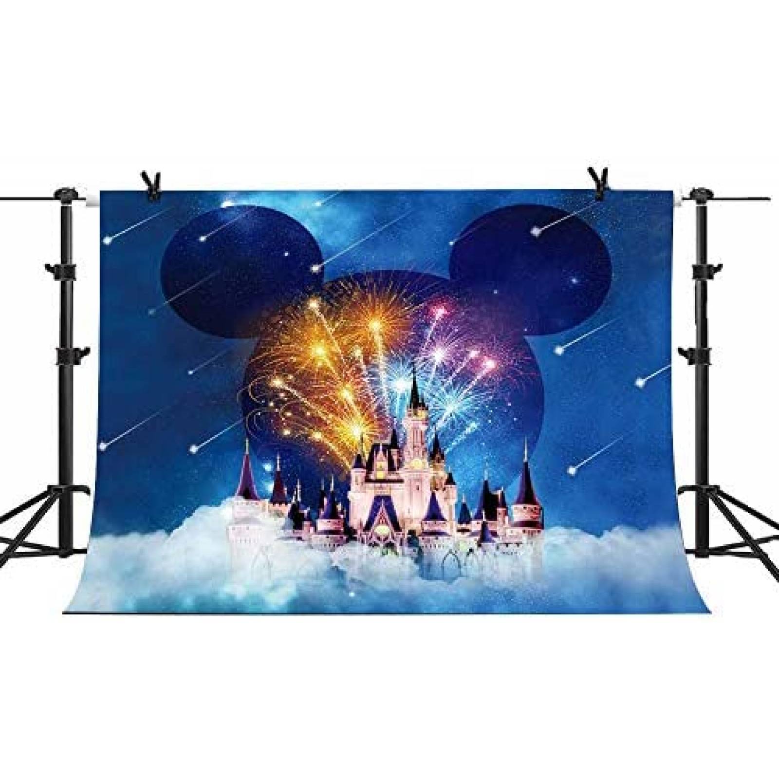 Fondo de Fotografia LELEZ de 7x5 Pies Disney -Azul