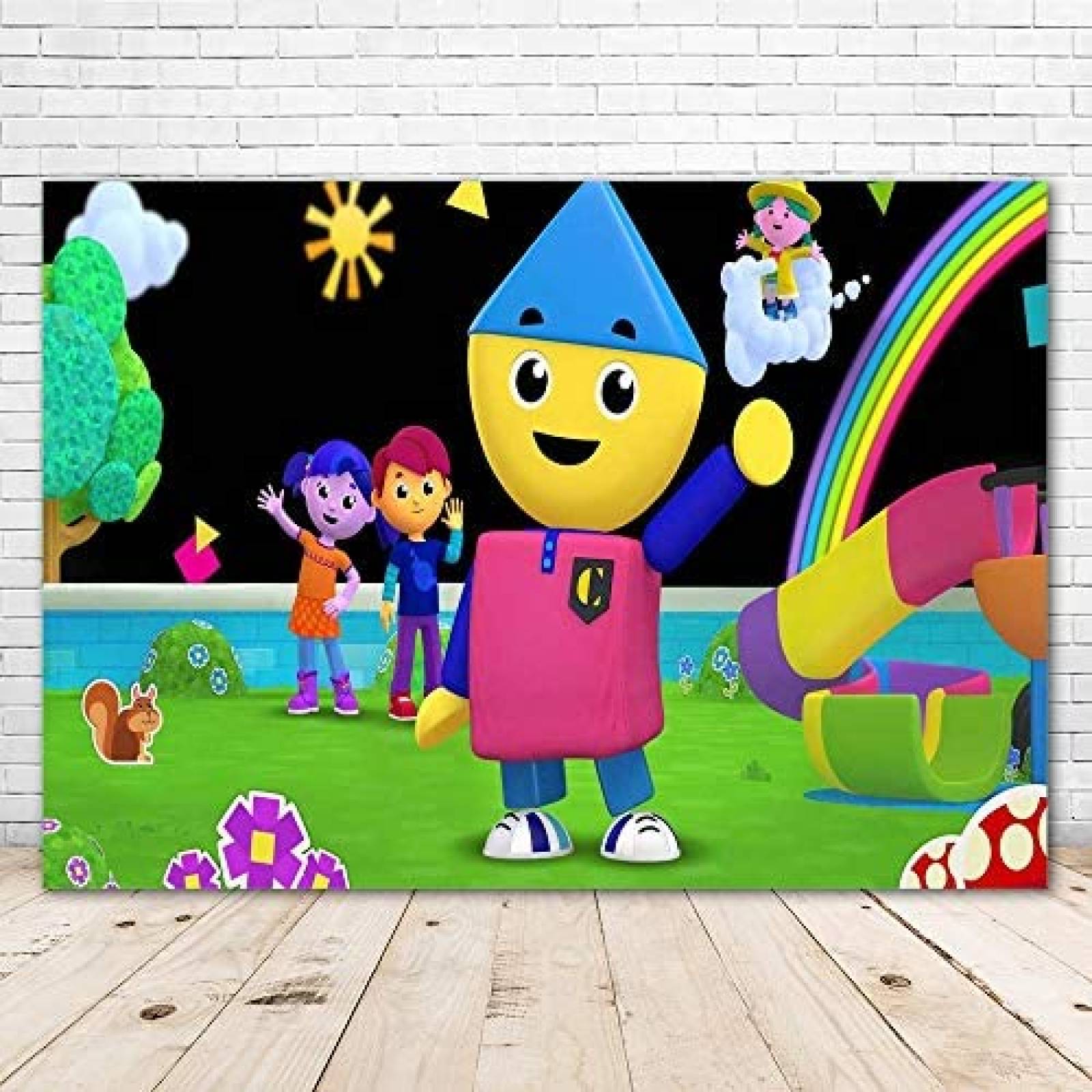 Telon de fondo JMING Charlie Colorforms City de 7x5ft -Negro