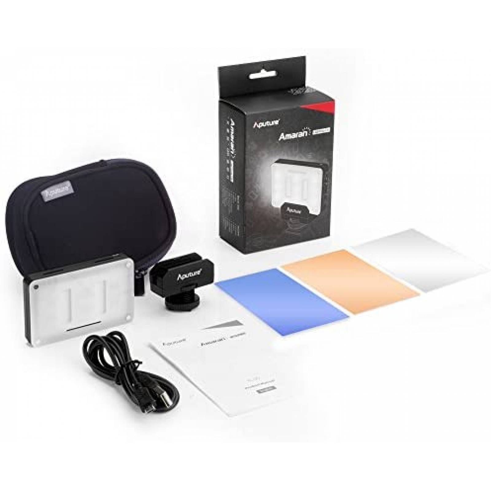 Kit Luz LED para Camara Aputure Amaran AL-M9 con Filtros