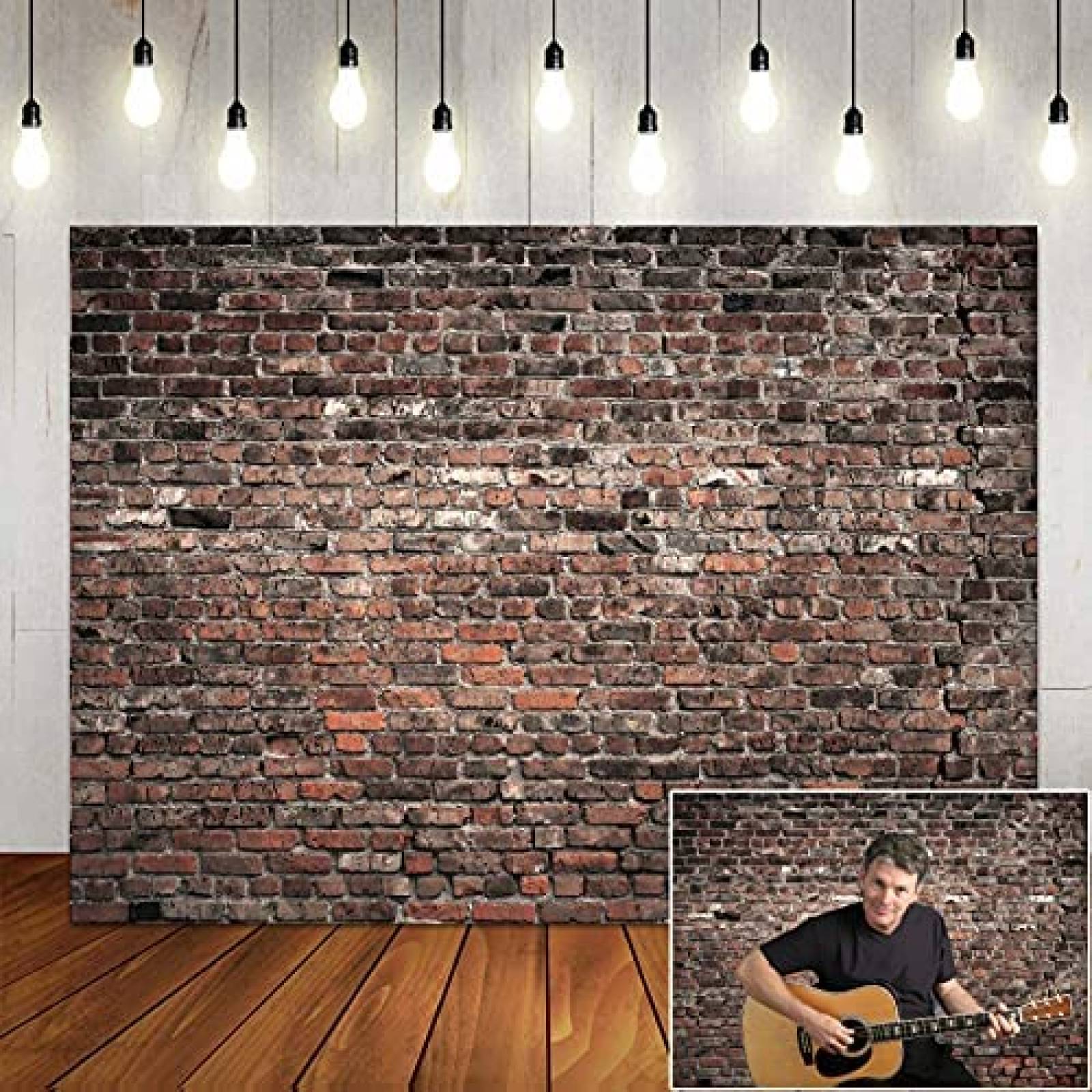 Fondo fotografia LTLYH Muro Decoracion 10x8pies -Cafe