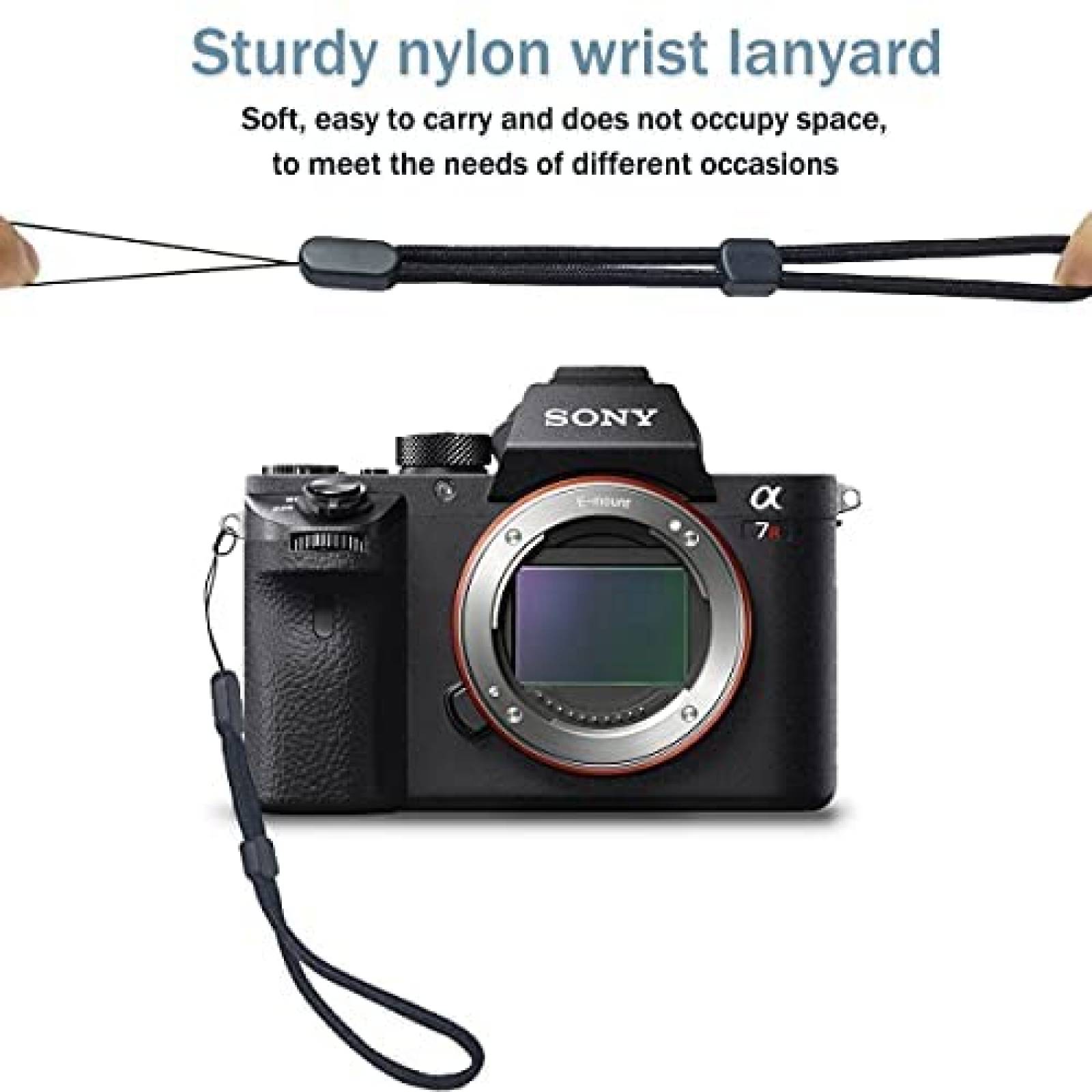 Correa para celular yuntop 5 pzs para muñeca -Negro