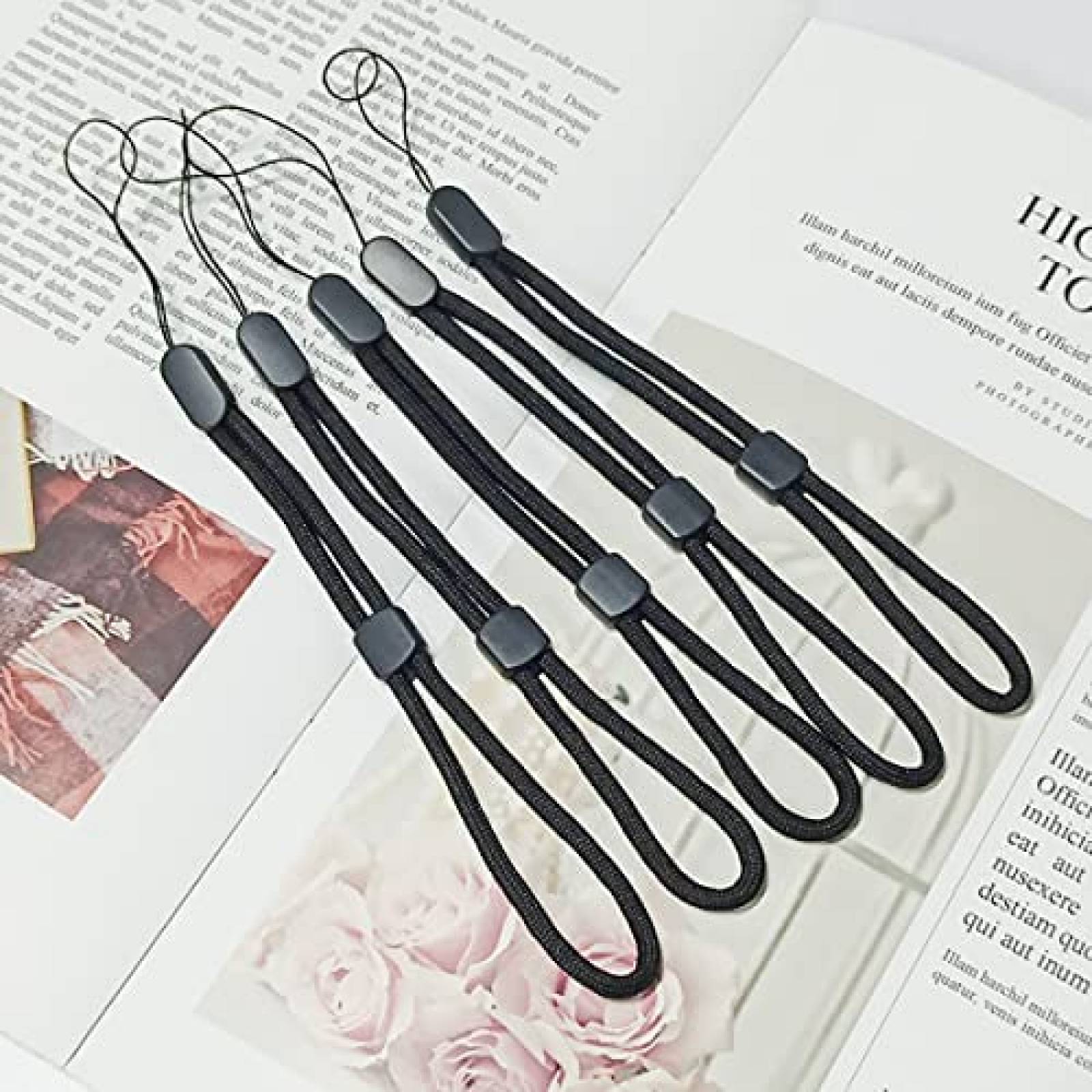 Correa para celular yuntop 5 pzs para muñeca -Negro