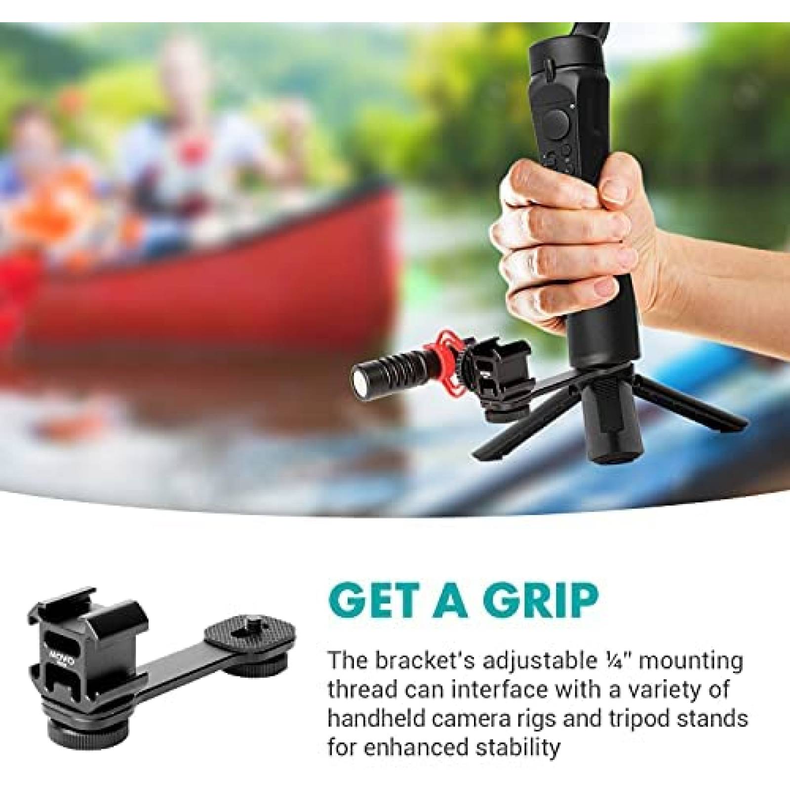 Microfono Movo VXR10 De Camara Con Adaptador 3,5 mm a USB-C