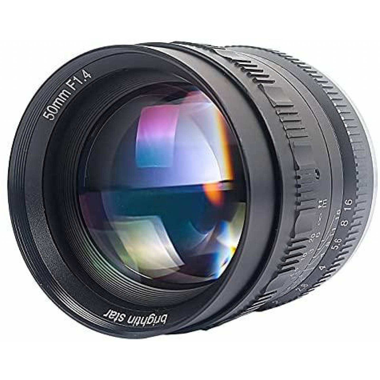 Lente para Camara Brightin Star para Sony 50mm -Negro