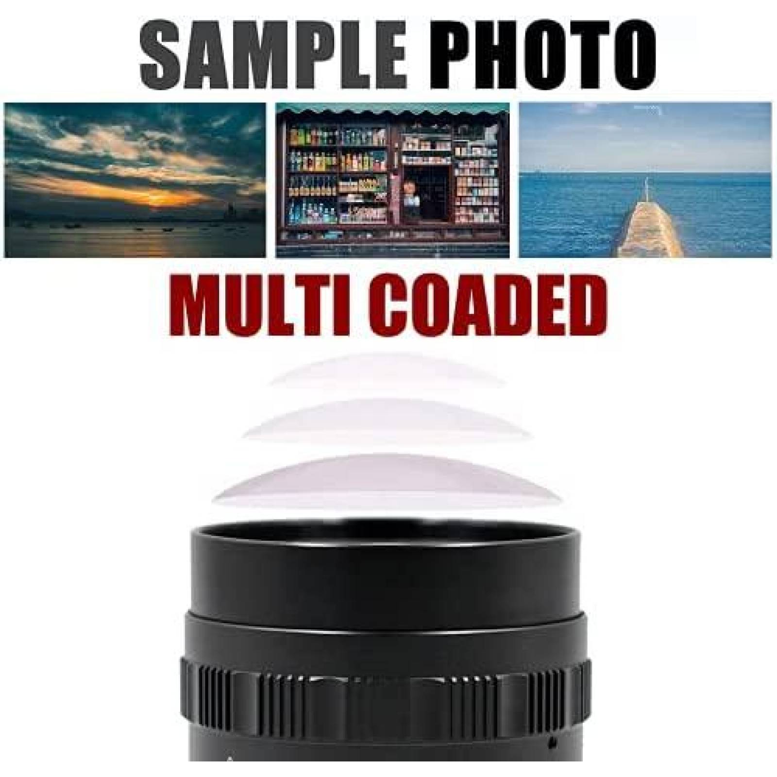 Lente para Camara Brightin Star para Sony 50mm -Negro