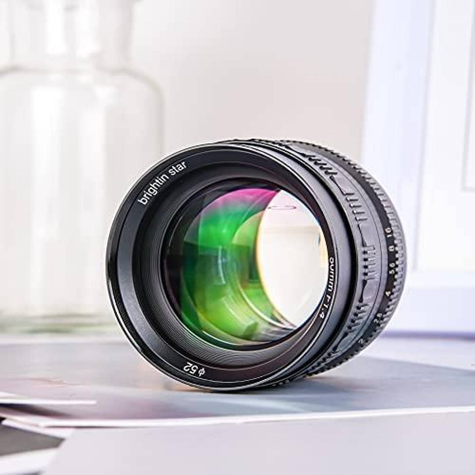 Lente para Camara Brightin Star para Sony 50mm -Negro