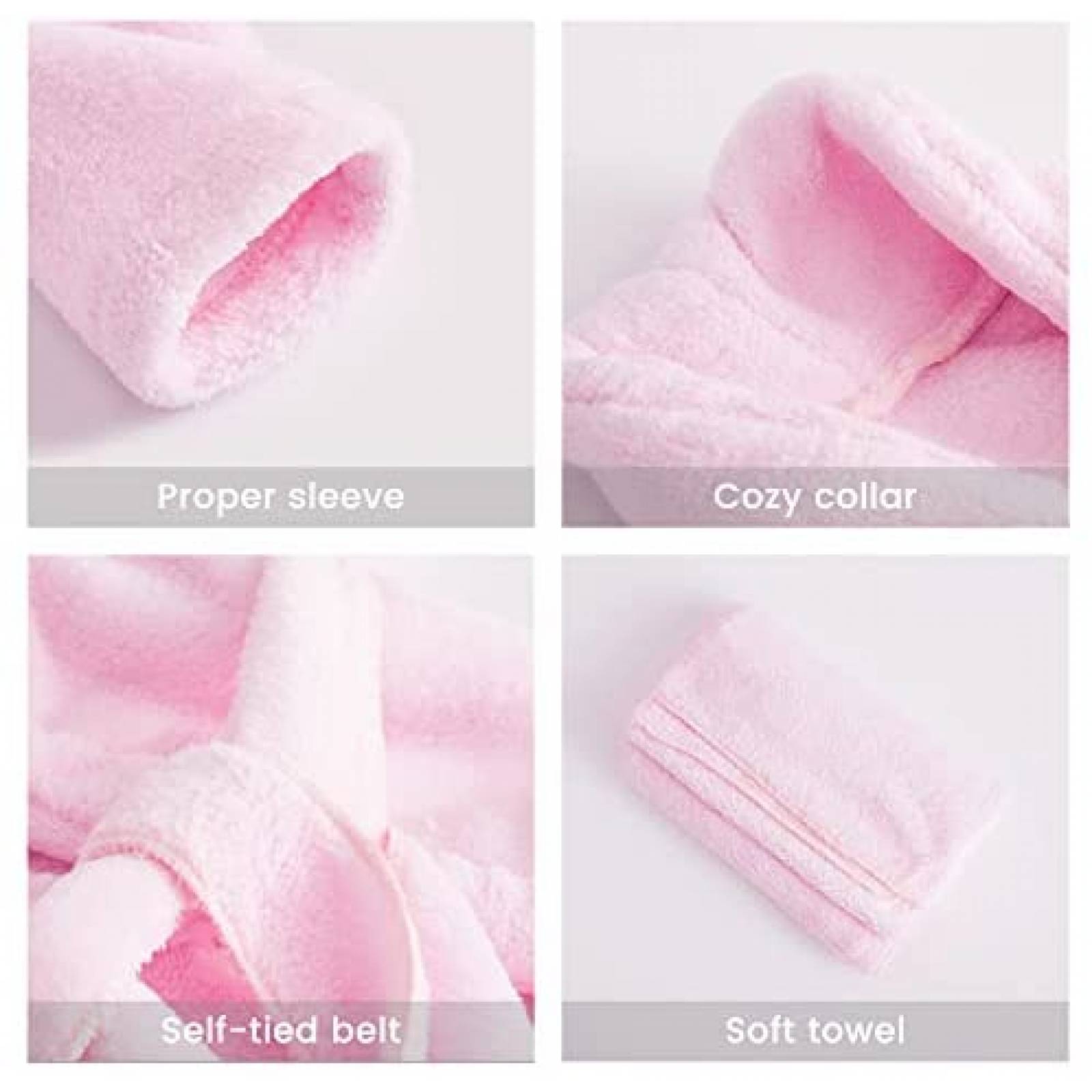 Kit Fotografico M&G House Recien Nacida Toallas Baño -Rosa