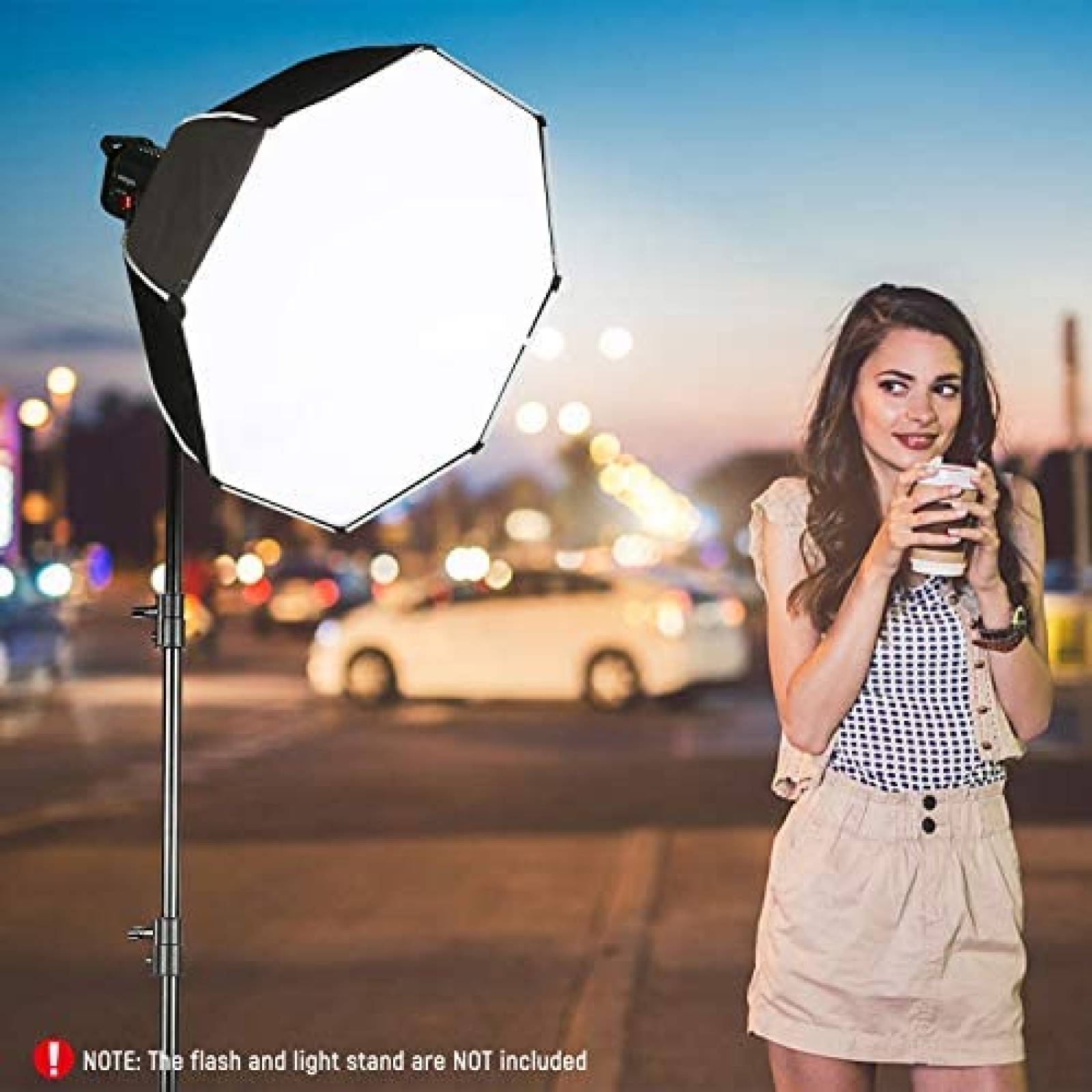 Softbox VILTROX 25" Paraguas Reflector Flash Fotografia