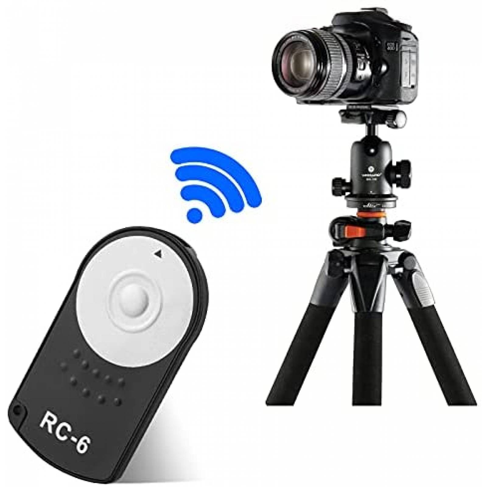 Control Remoto Ozuly RC-6 Camara Baterias Compatible -Negro