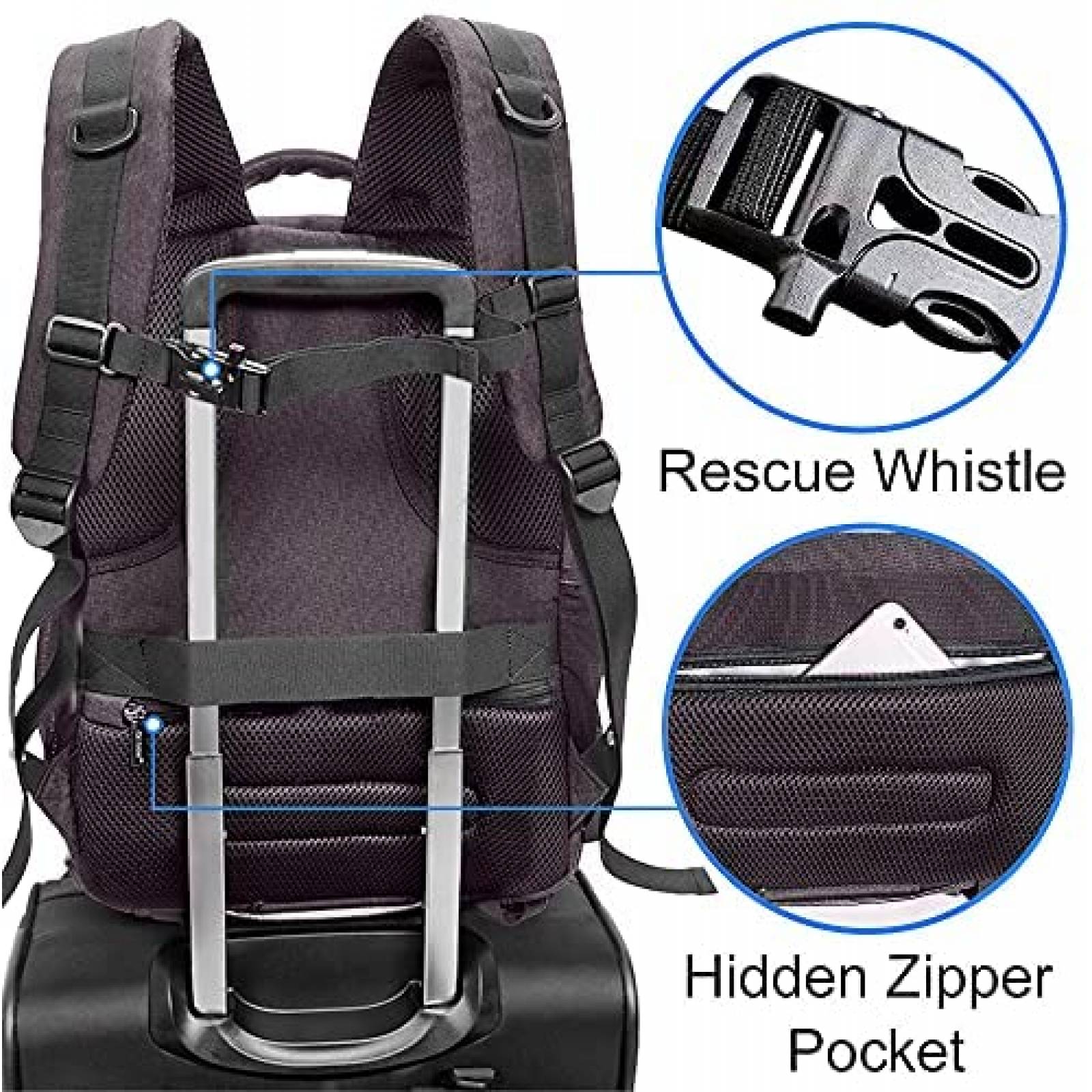 Mochila Organizadora Cwatcun para Camara DSLR Nikon -Negro