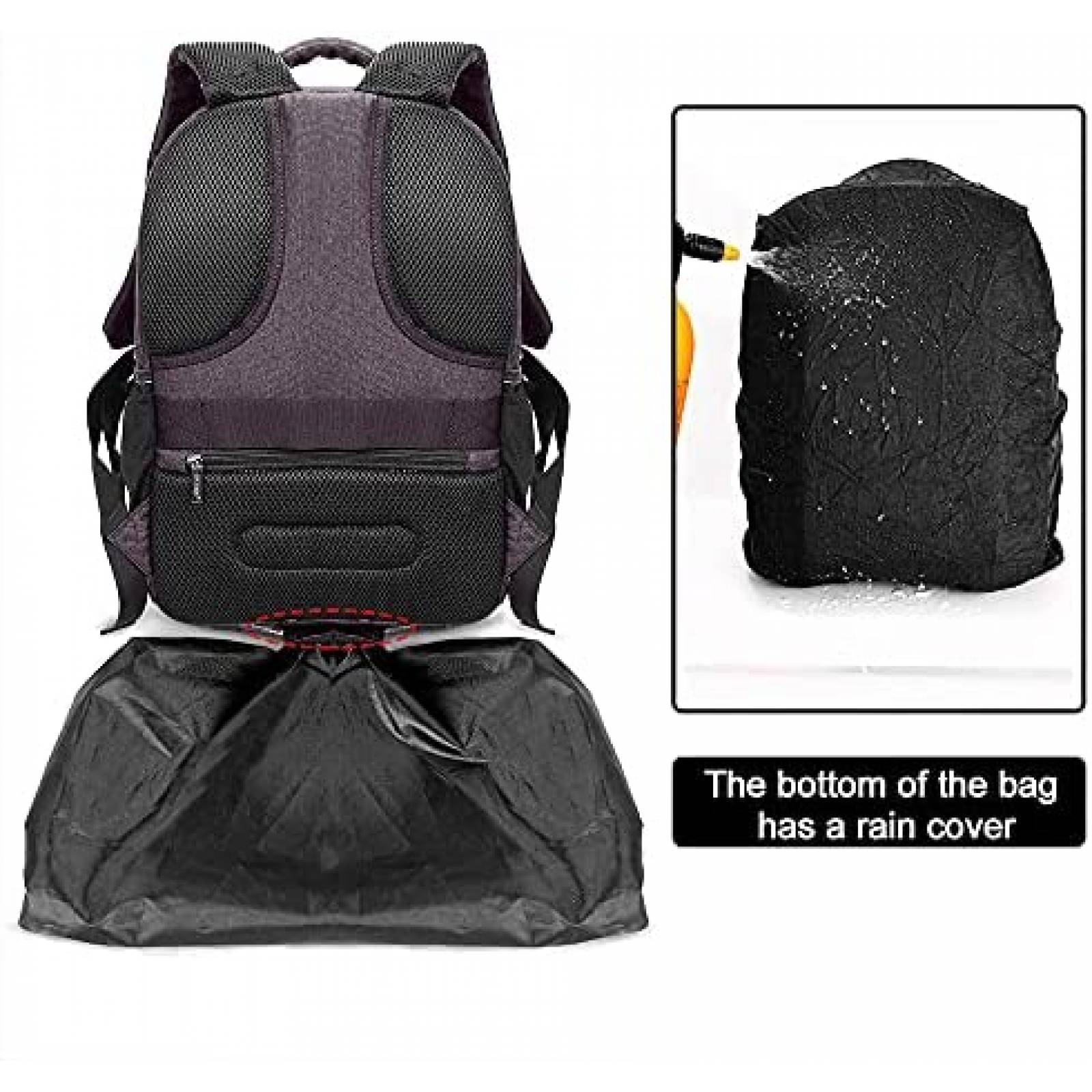 Mochila Organizadora Cwatcun para Camara DSLR Nikon -Negro