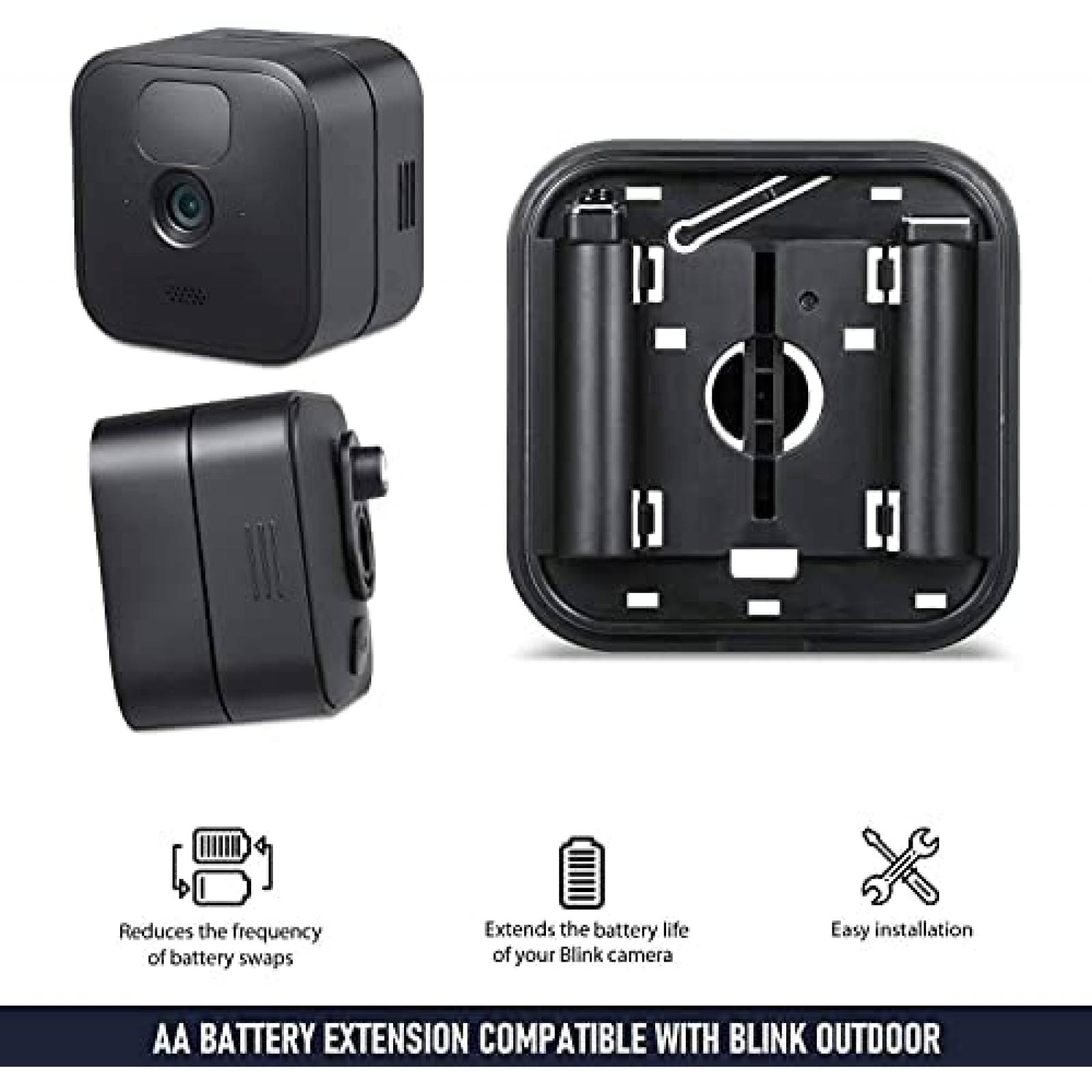 Extension de Bateria Wasserstein 2 Pzs Para Blink Outdoor