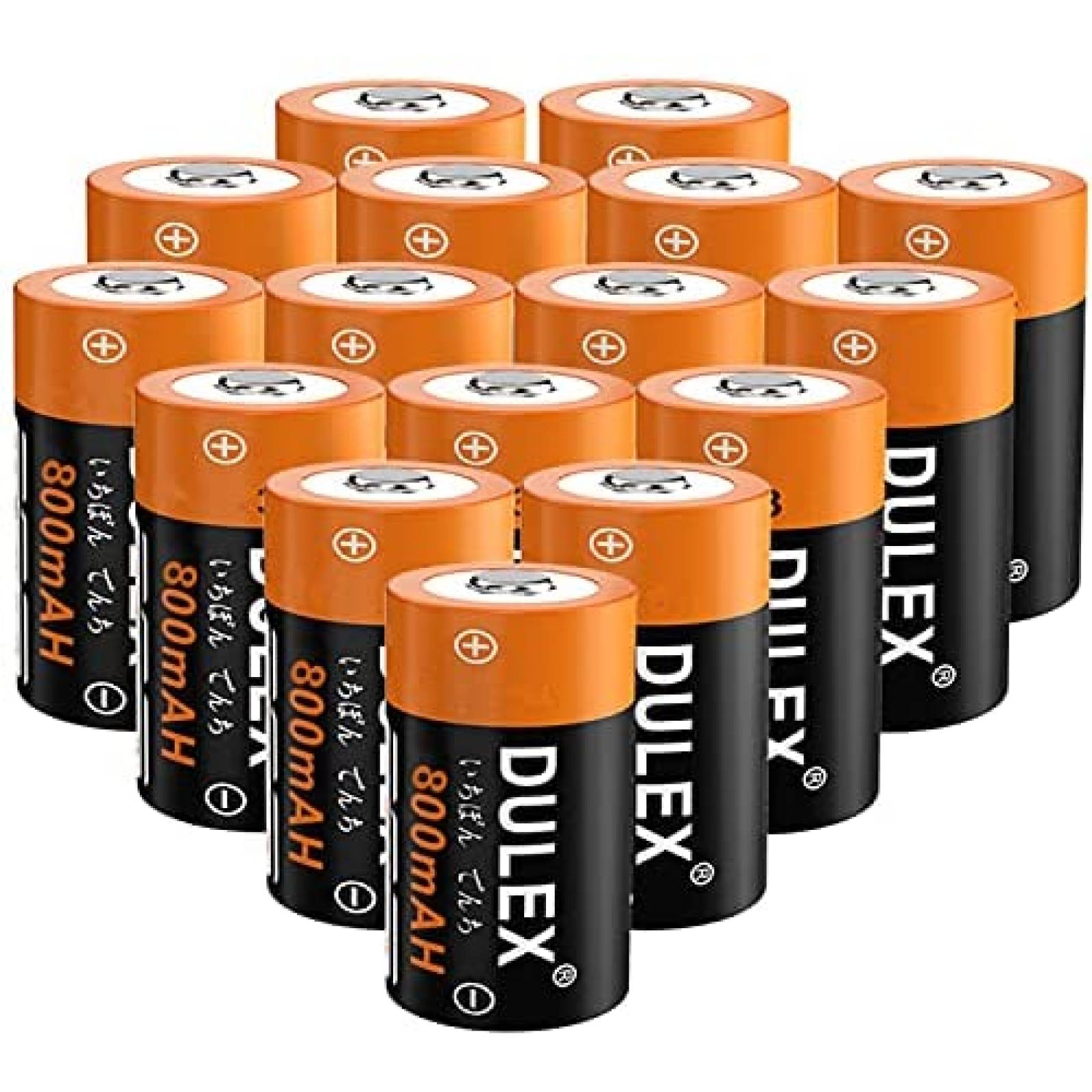 Pack cargador/pilas recargables DULEX CR123A 123A -Negro