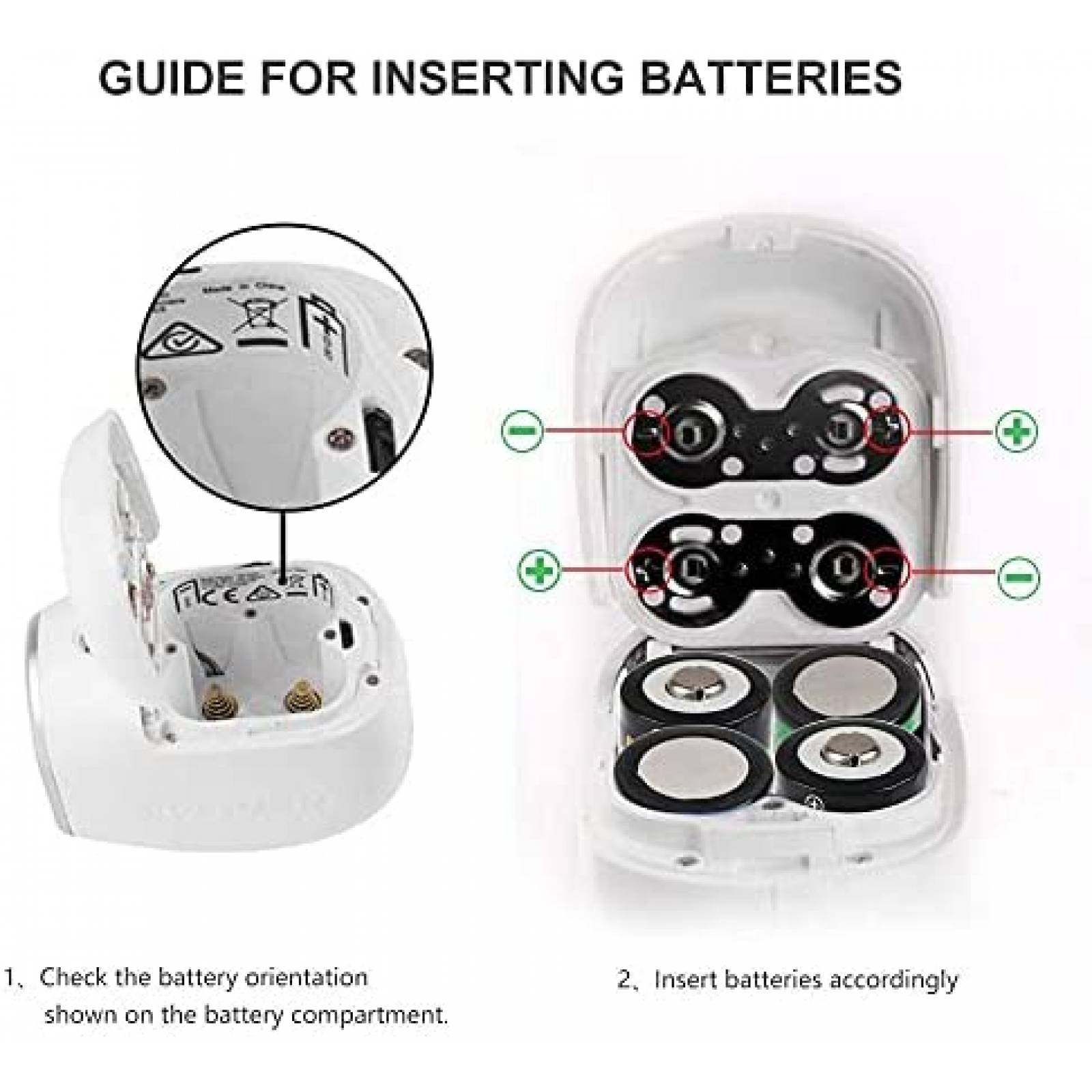 Pack cargador/pilas recargables DULEX CR123A 123A -Negro