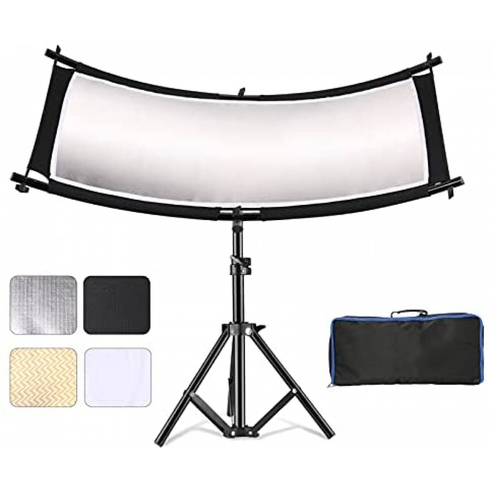 Reflector Soonpho Curvo 40x20" Luz Tipo Clamshell -Negro