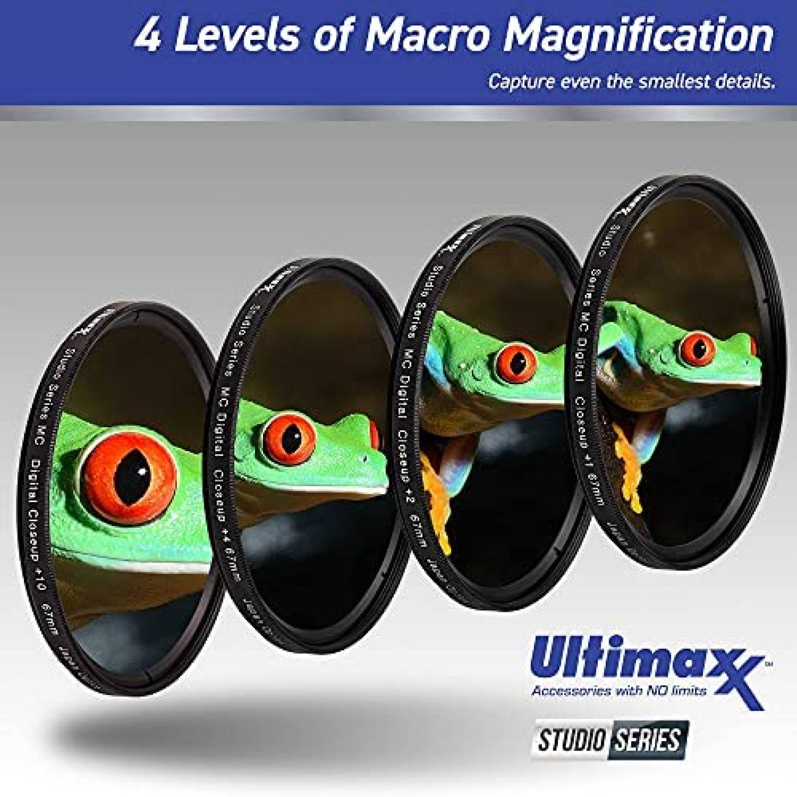 Set de Filtros Ultimaxx de 49mm para Canon EOS M6 -Negro