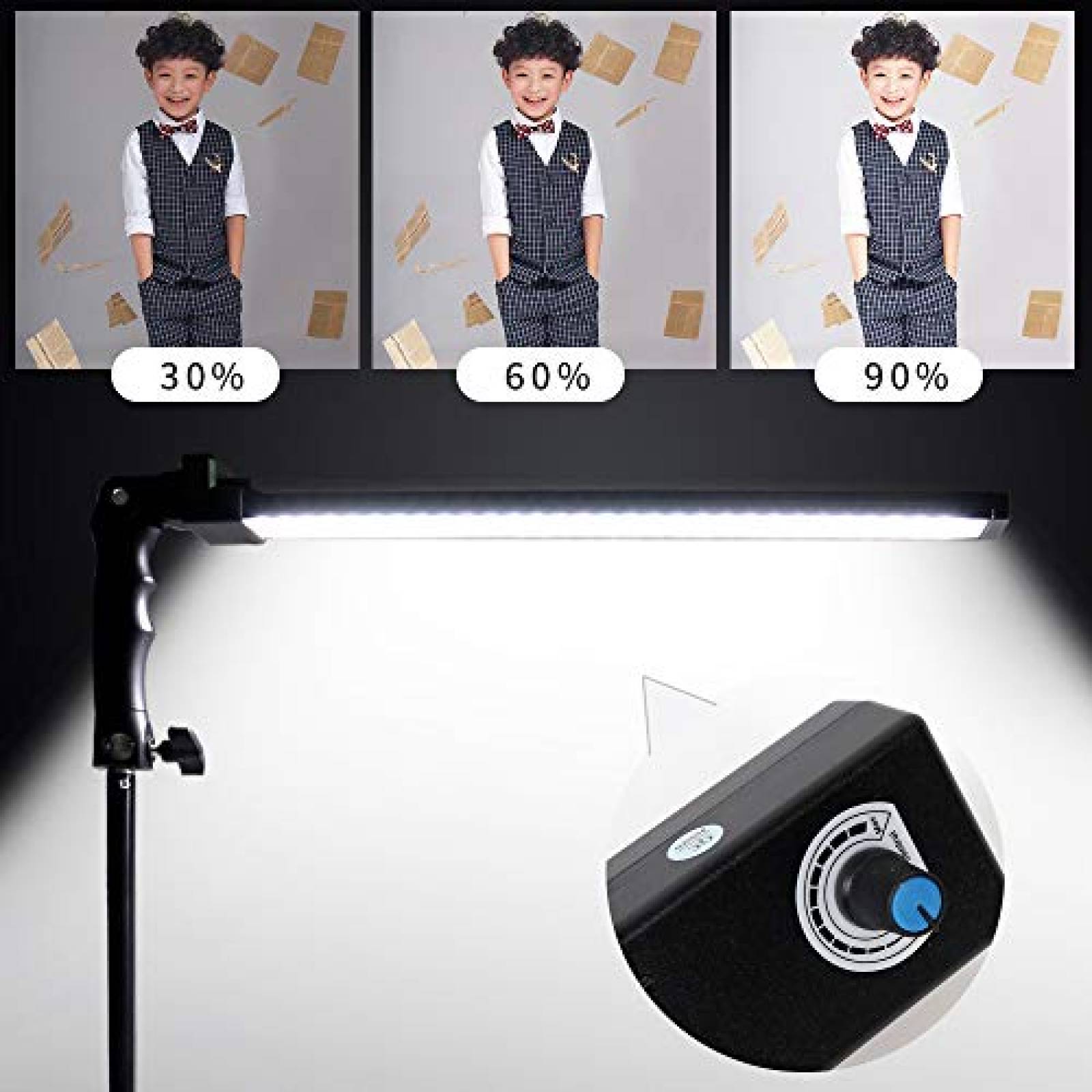 Luz fotografica GIJUANRING LED 5600K Retrato -Blanco