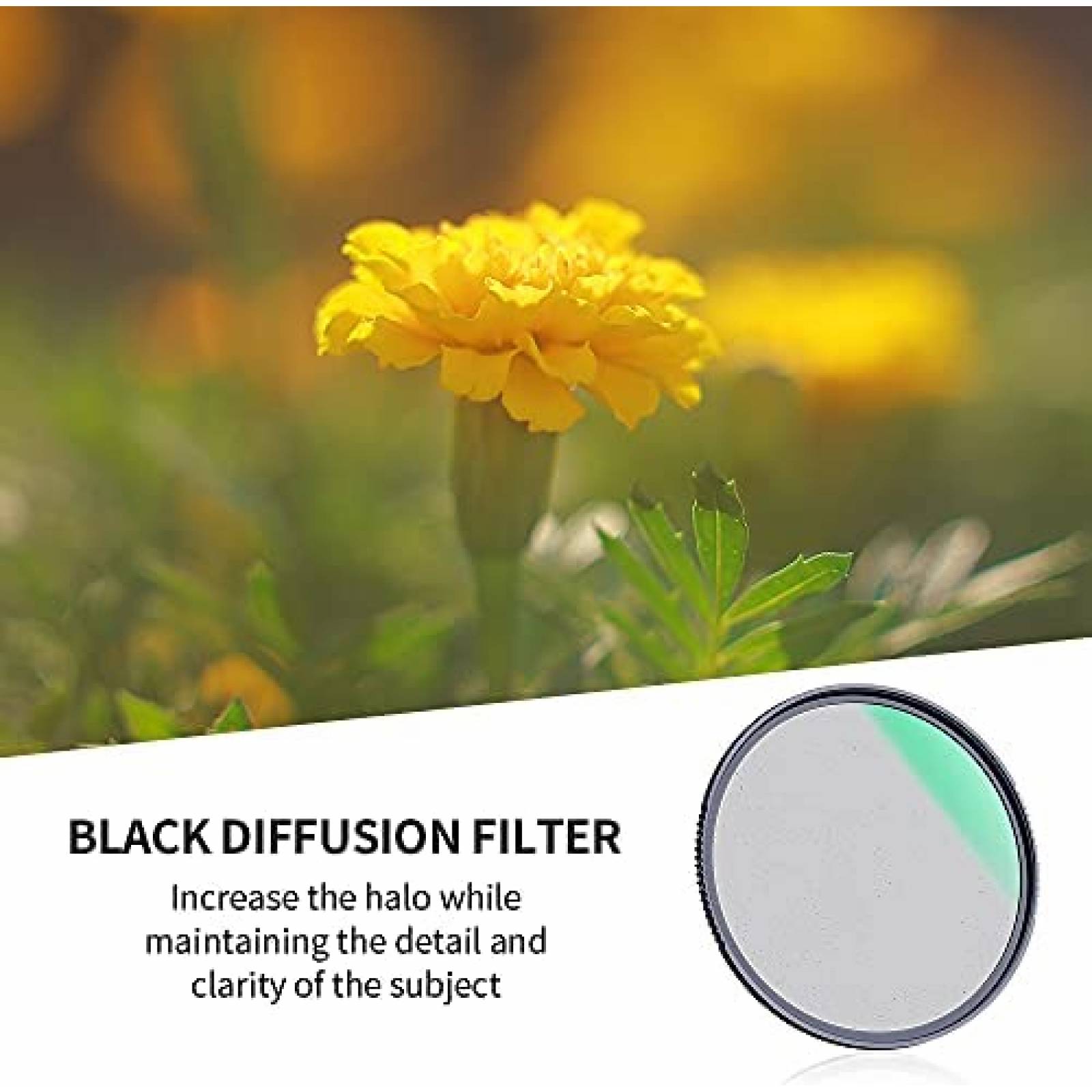Filtro de difusion suave K&F Concept de 3.228 in -Negro
