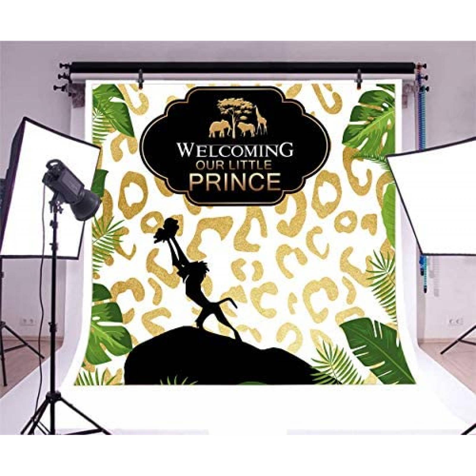 Fondo Fotografia withu Rey Leon Baby shower Decoracion