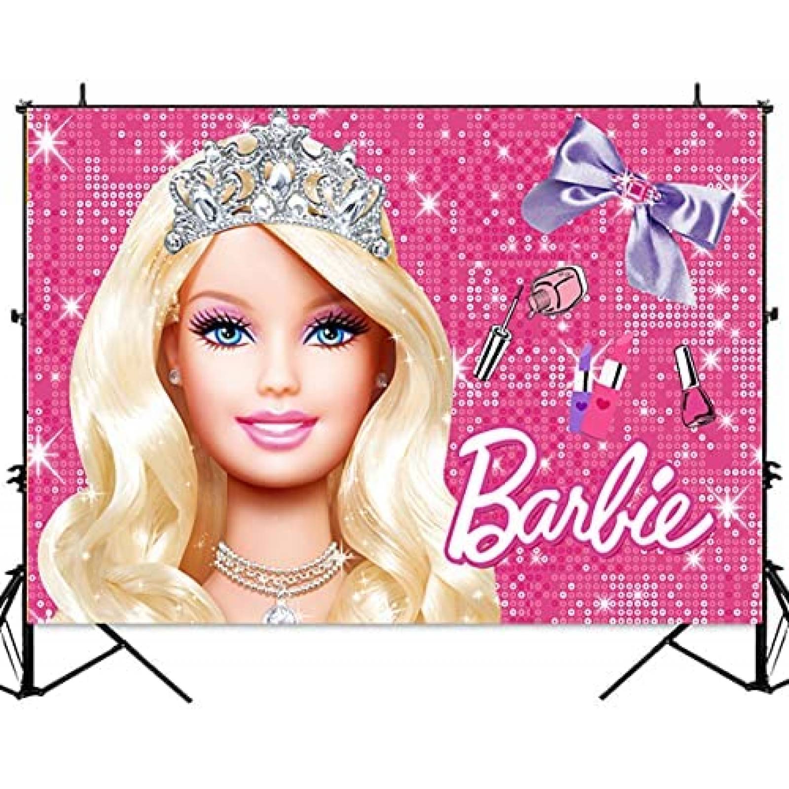 Fondo Fotografia withu Barbie Decoracion Estudio -Rosa