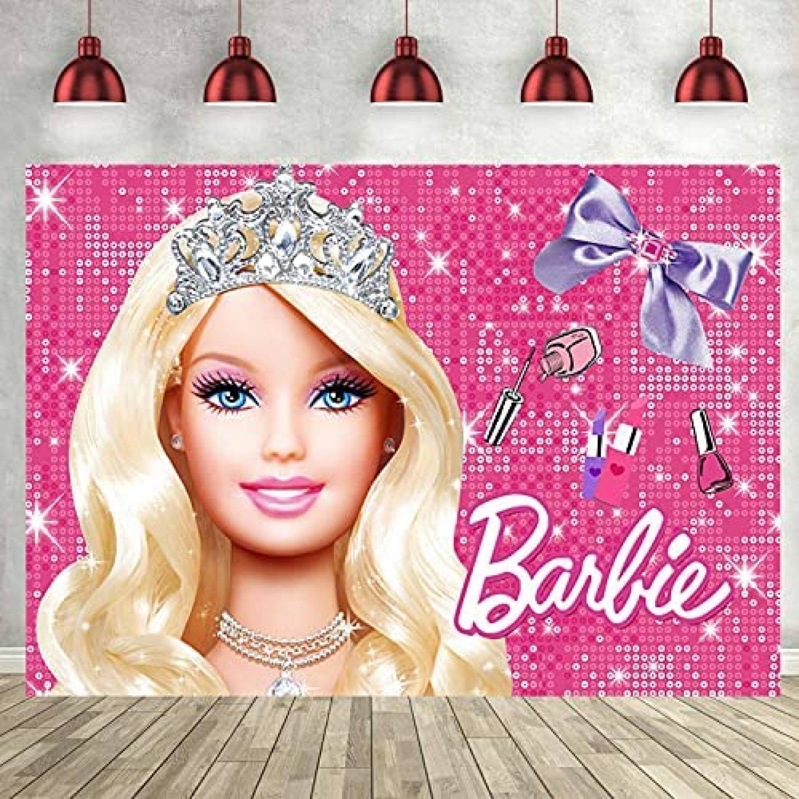 Fondo Fotografia withu Barbie Decoracion Estudio -Rosa