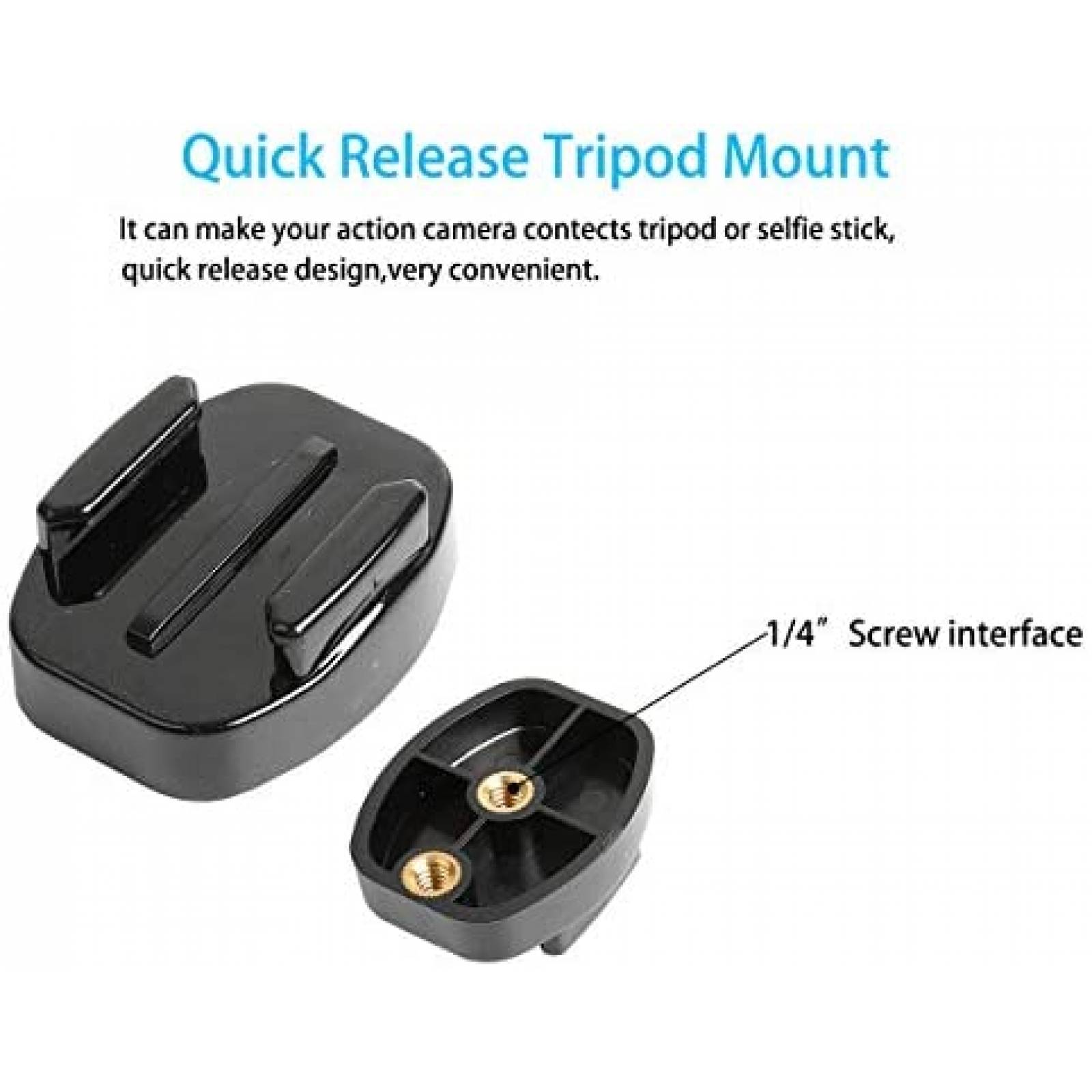 Kit Accesorios Para Camara Pellking Para GoPro Hero 9 -Negro