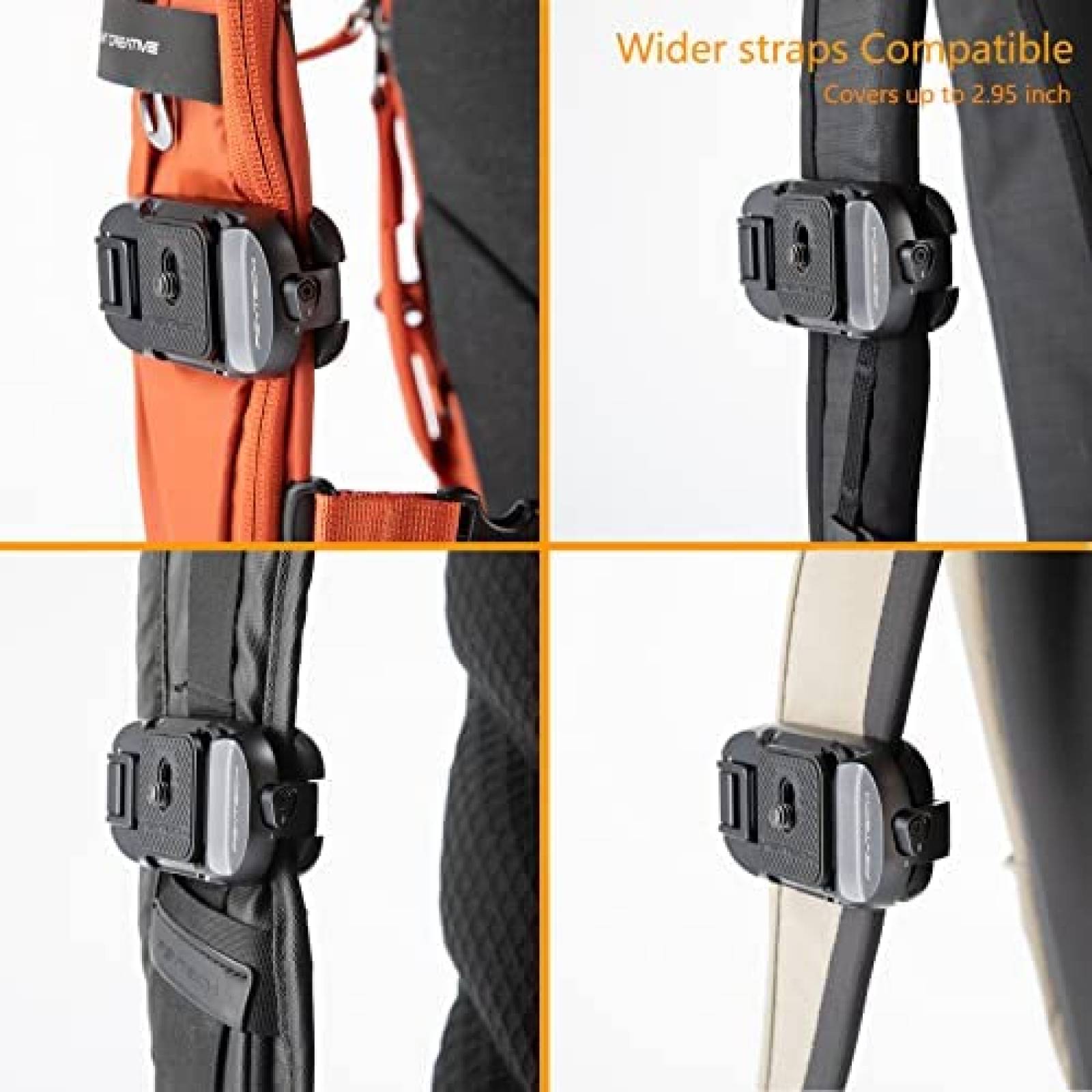 Clip para camara PGYTECH Beetle con placa de Snaplock -Negro