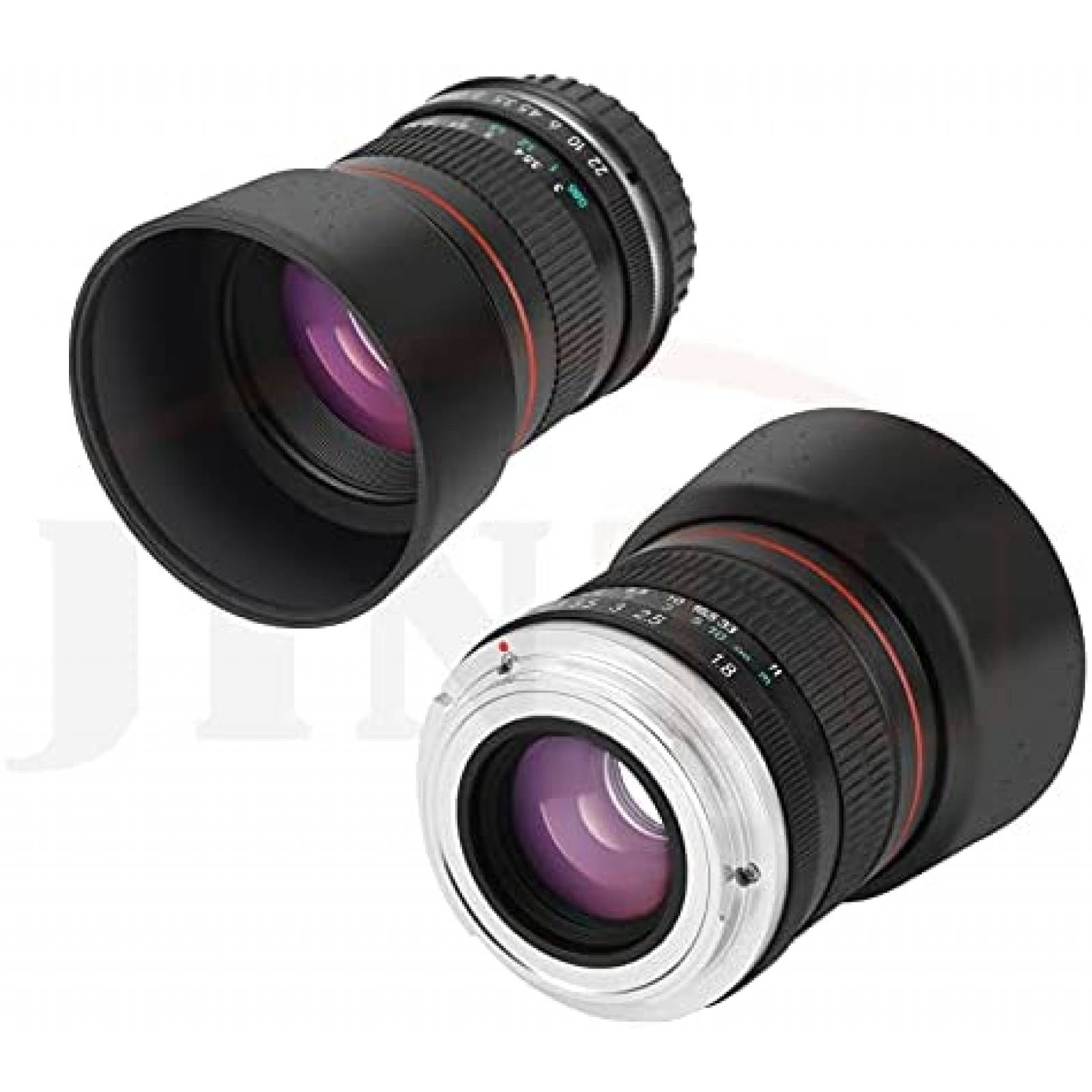 Lente JINTU 85mm F1.8 Manual Telephoto con Accesorios -Negro