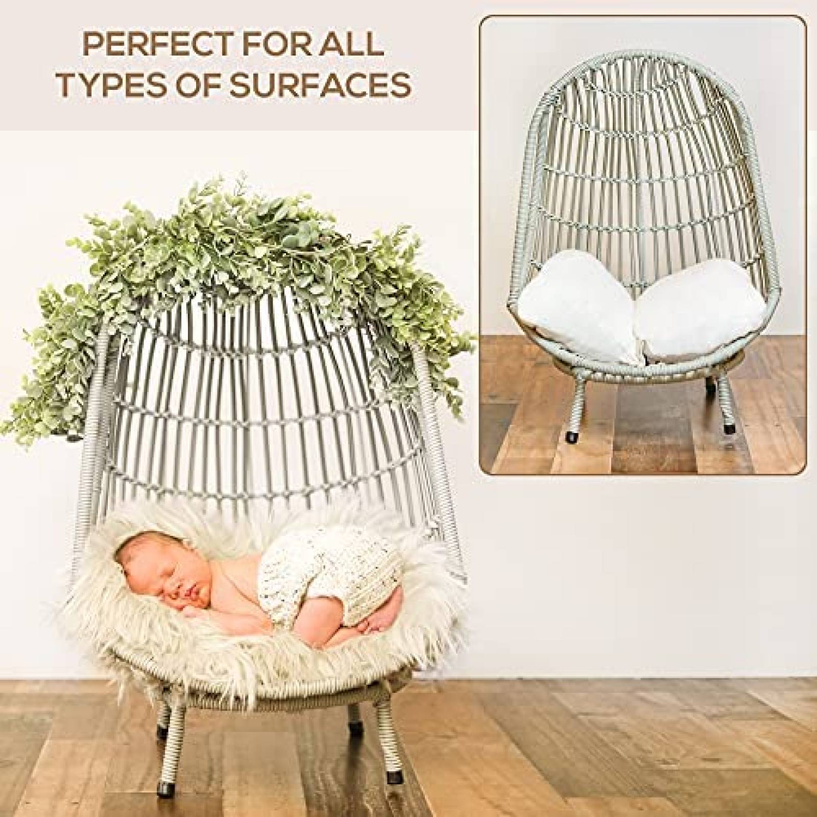 Almohada para fotografia bebe Newborn tipo mariposa -Blanco