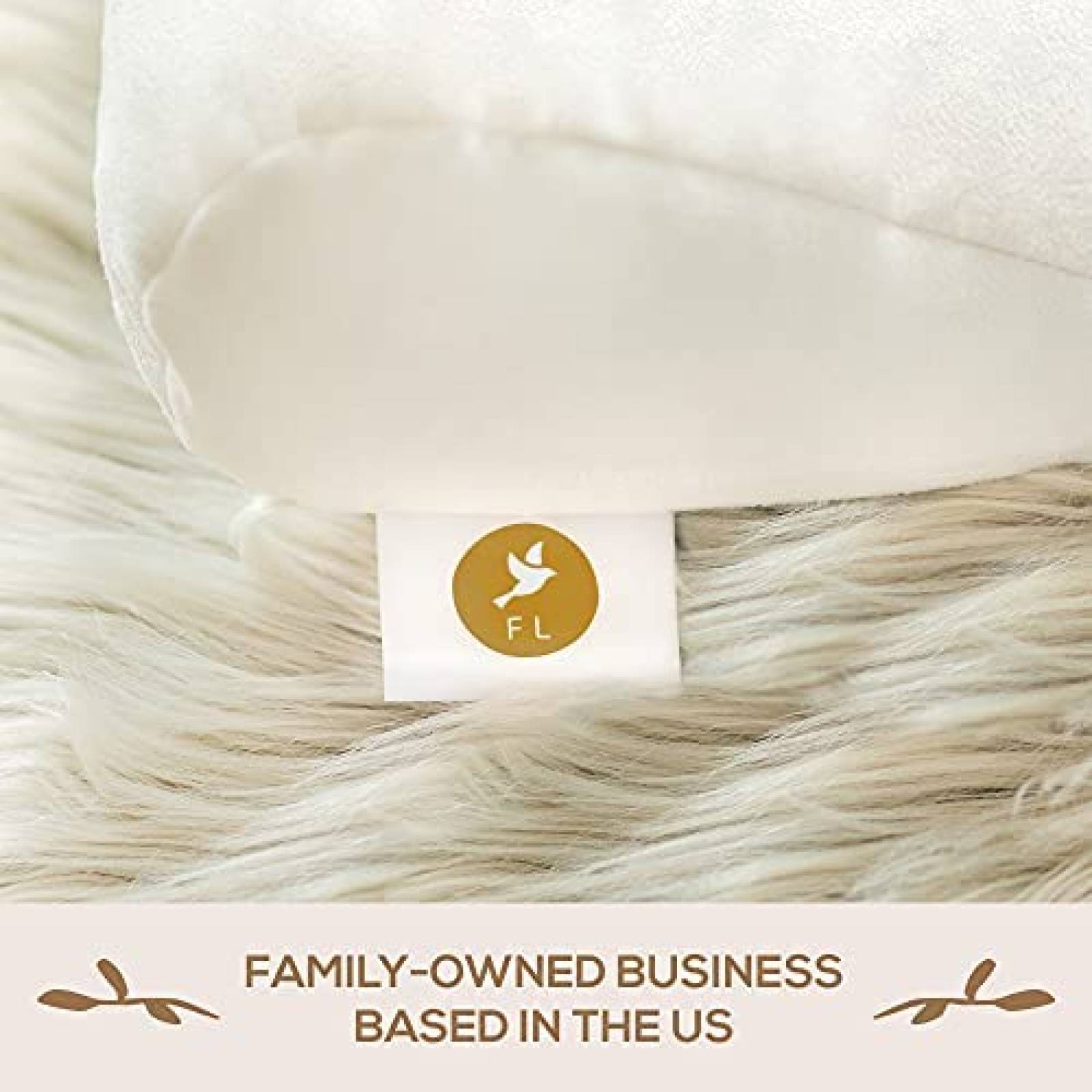 Almohada para fotografia bebe Newborn tipo mariposa -Blanco